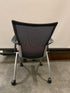 Red Mesh Backed Chair On Wheels