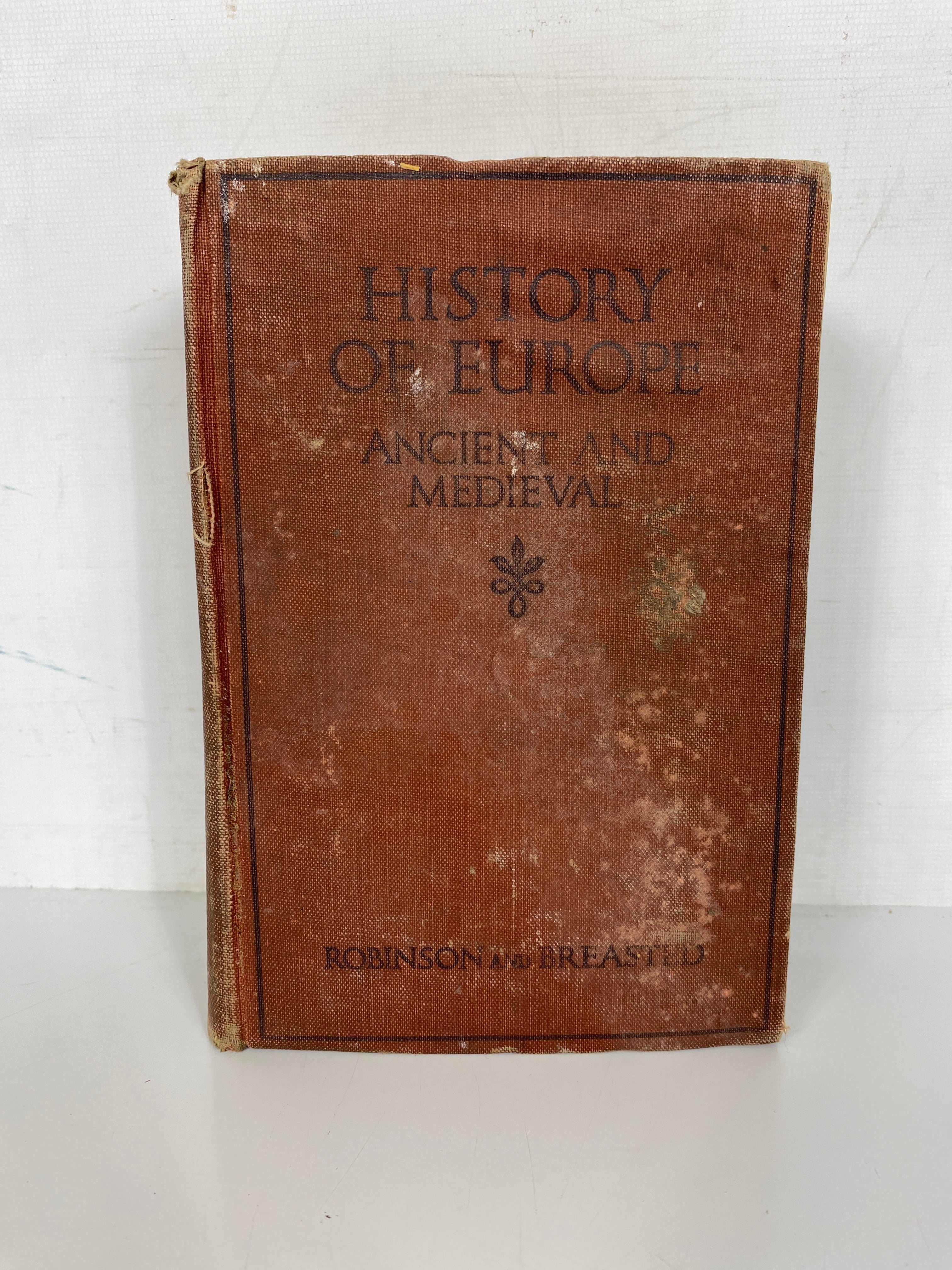 History of Europe Ancient and Medieval by Breasted and Robinson Antique 1920 HC
