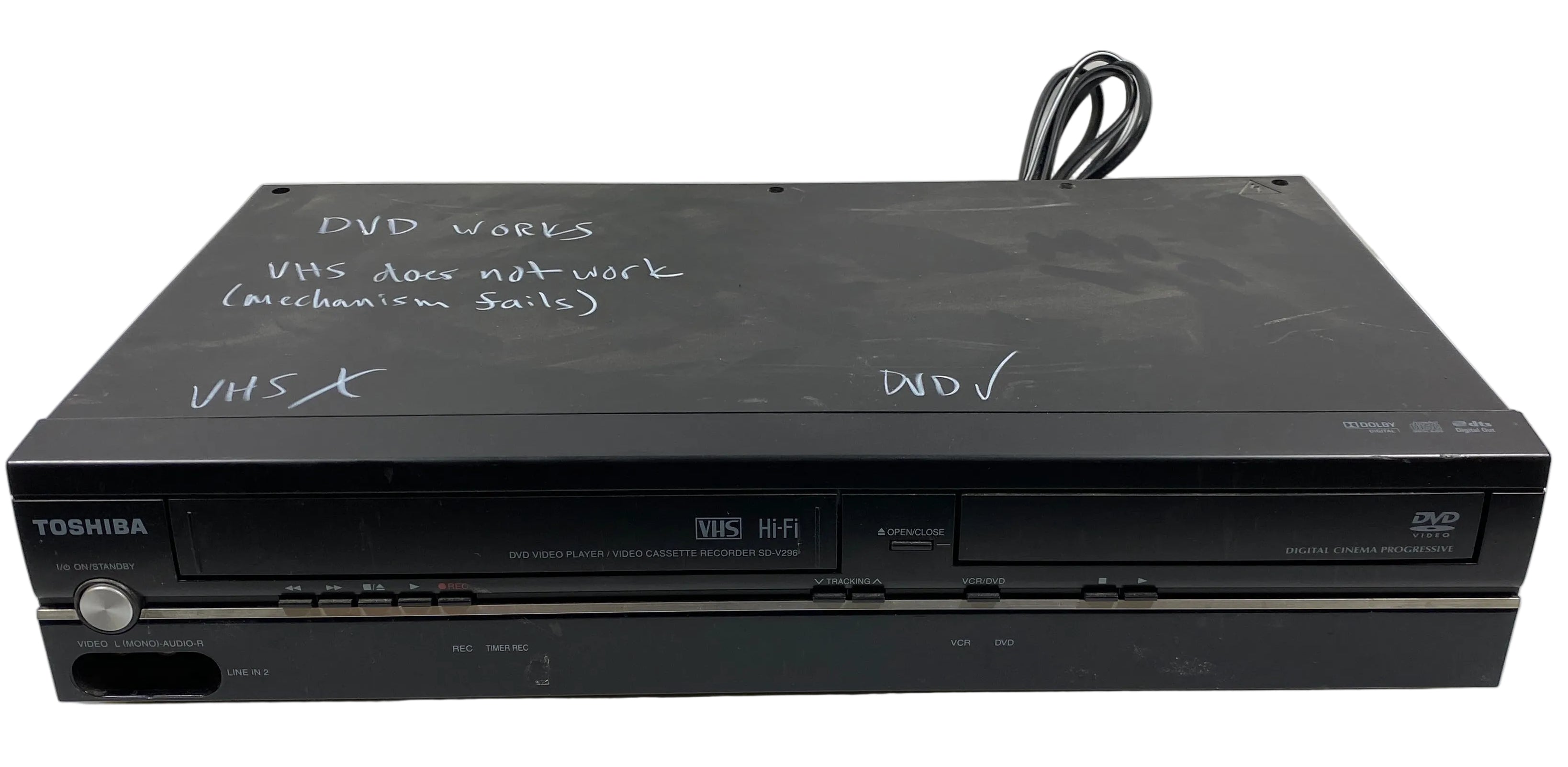 Toshiba SD-V296 DVD Player/VCR Combo