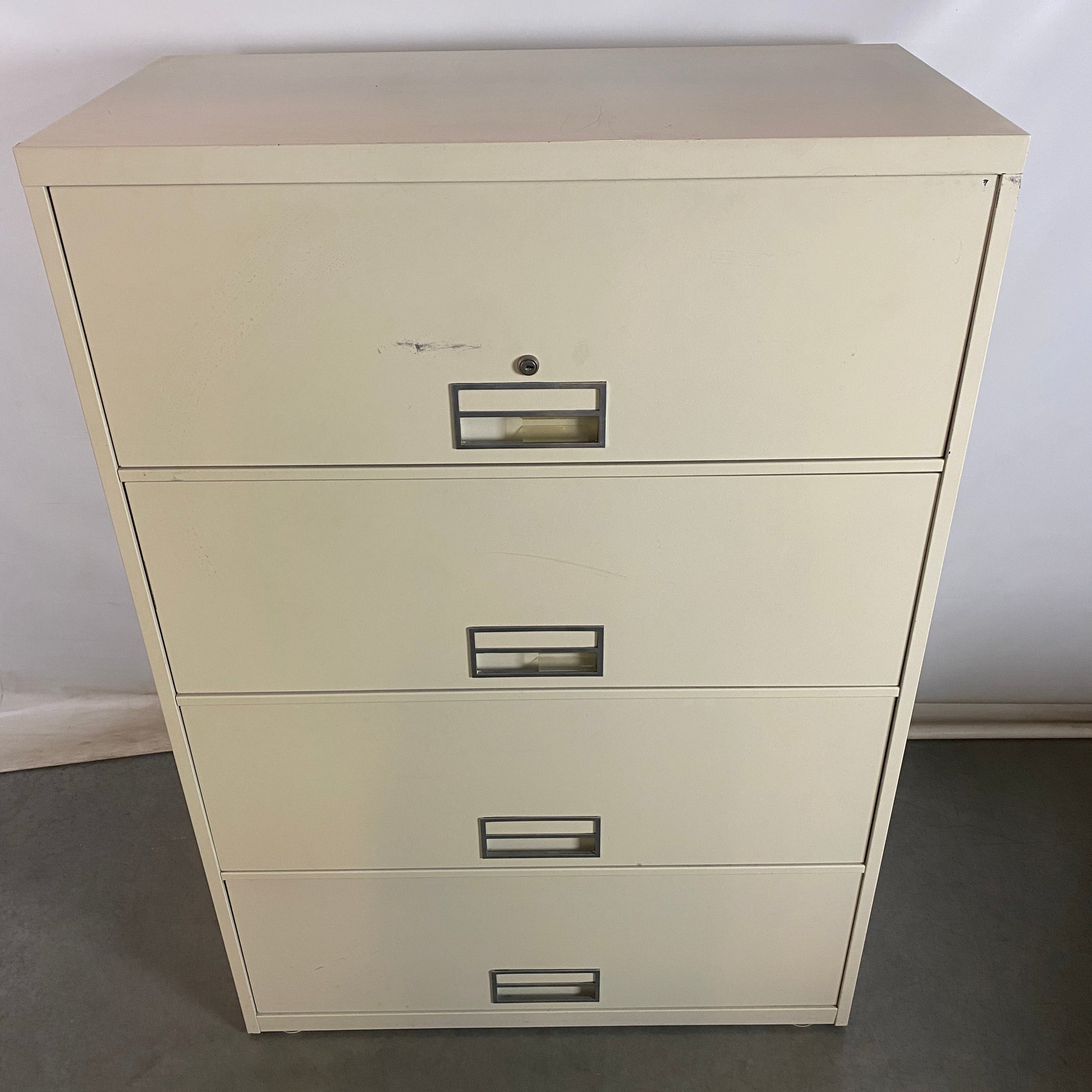 Steelcase "Broadsides" #7364CO 4 Drawer Lateral File Cabinet