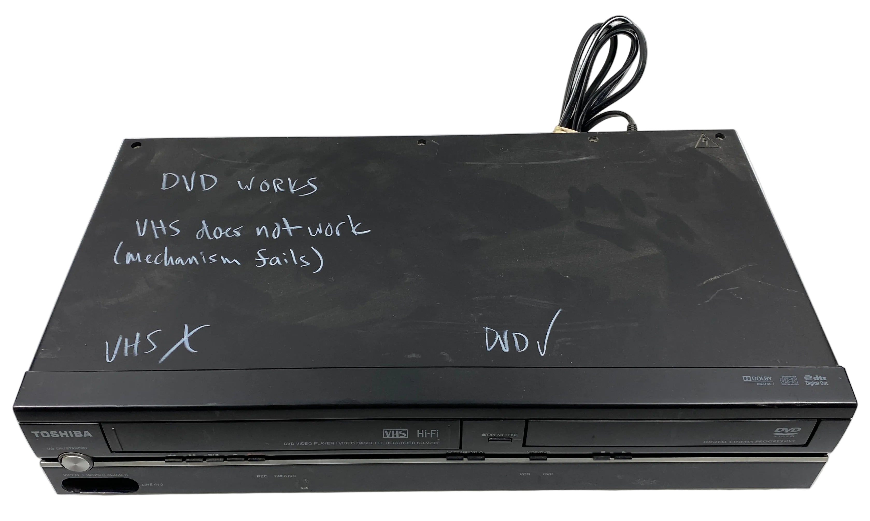 Toshiba SD-V296 DVD Player/VCR Combo