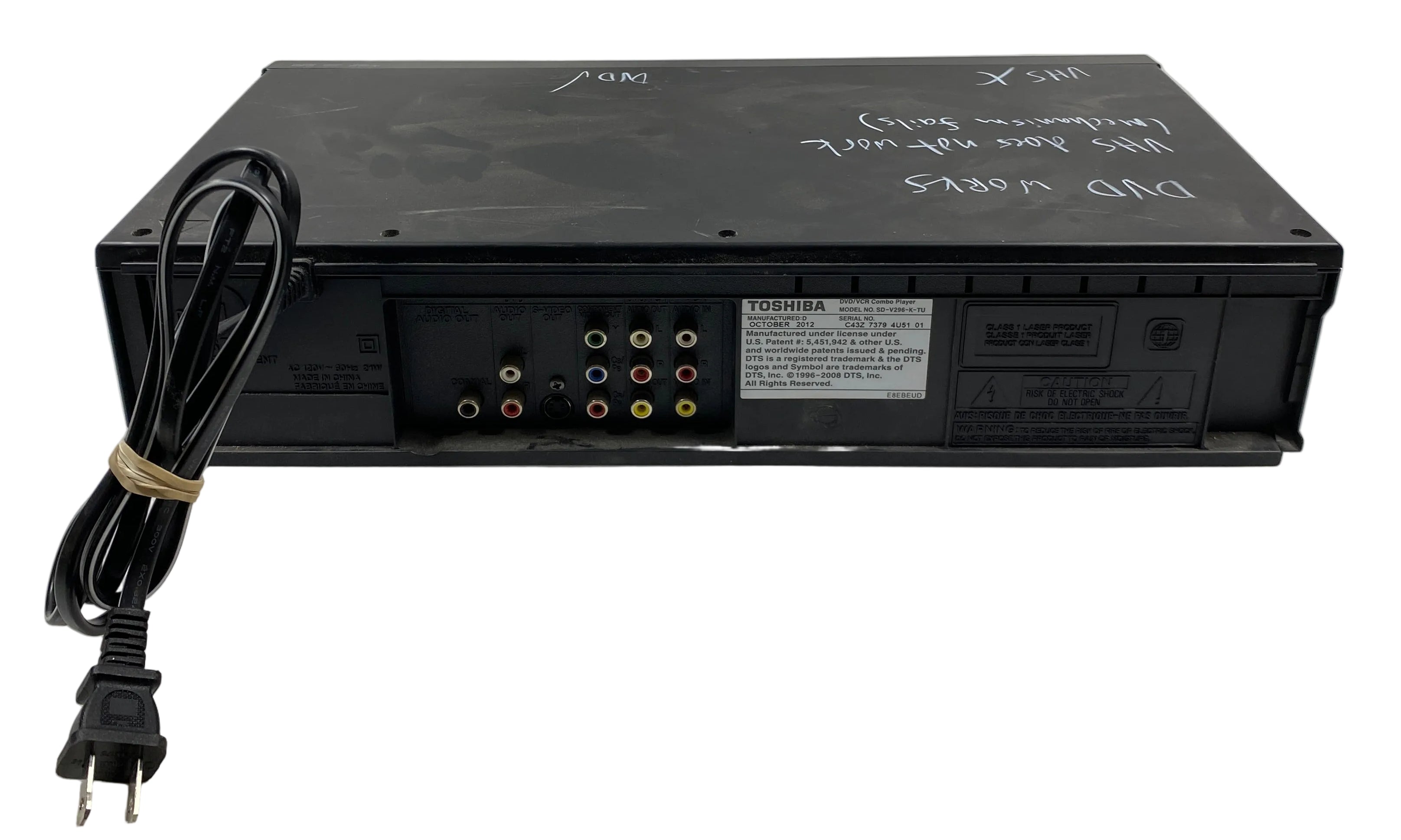 Toshiba SD-V296 DVD Player/VCR Combo