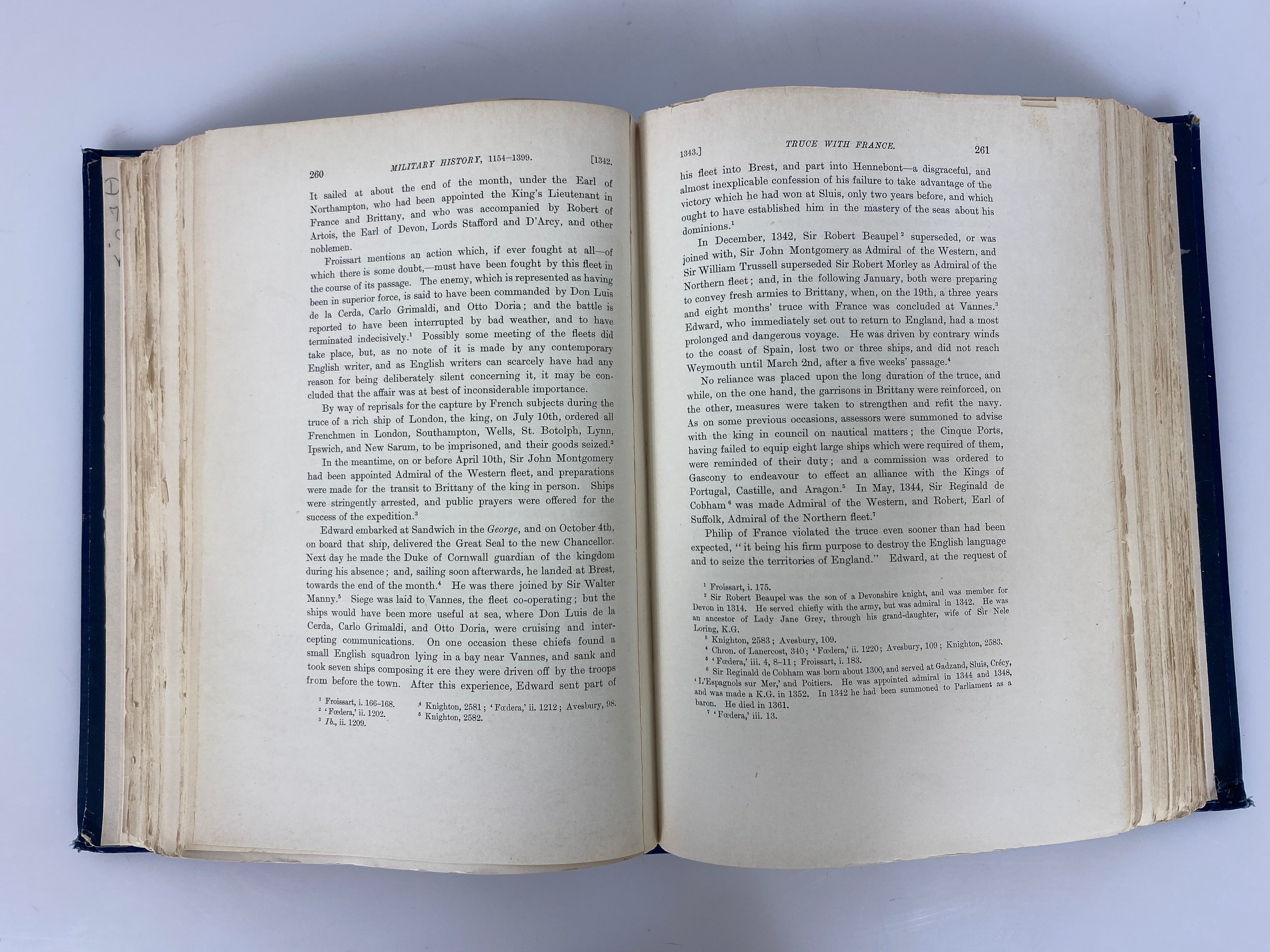 2 Antique Volumes: The Royal Navy A History (I and VII) 1897-1903 Ex-Library