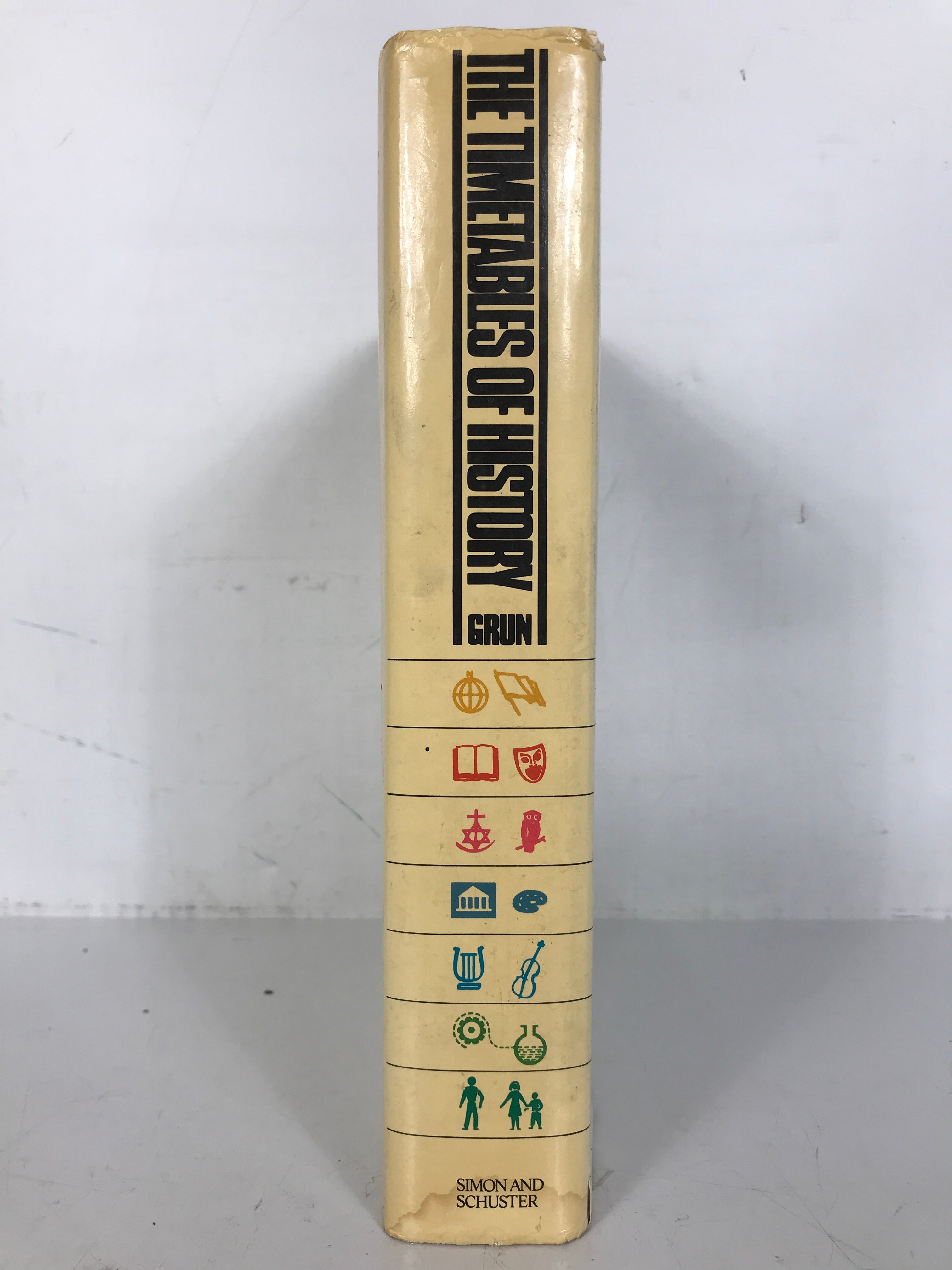 The Timetables of History Bernard Grun 1975 Vintage HC DJ