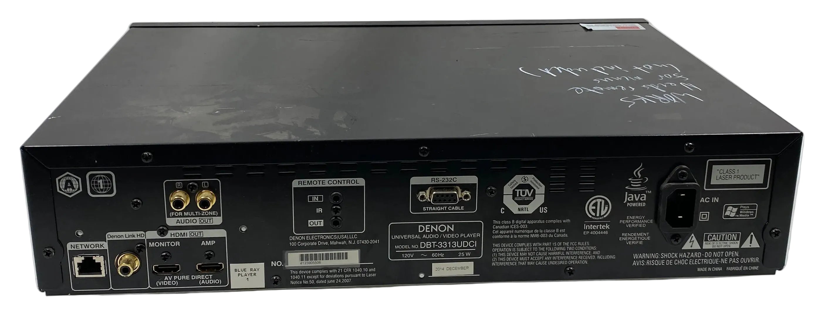 Denon DBT-3313UDCI Universal Audio / Video player