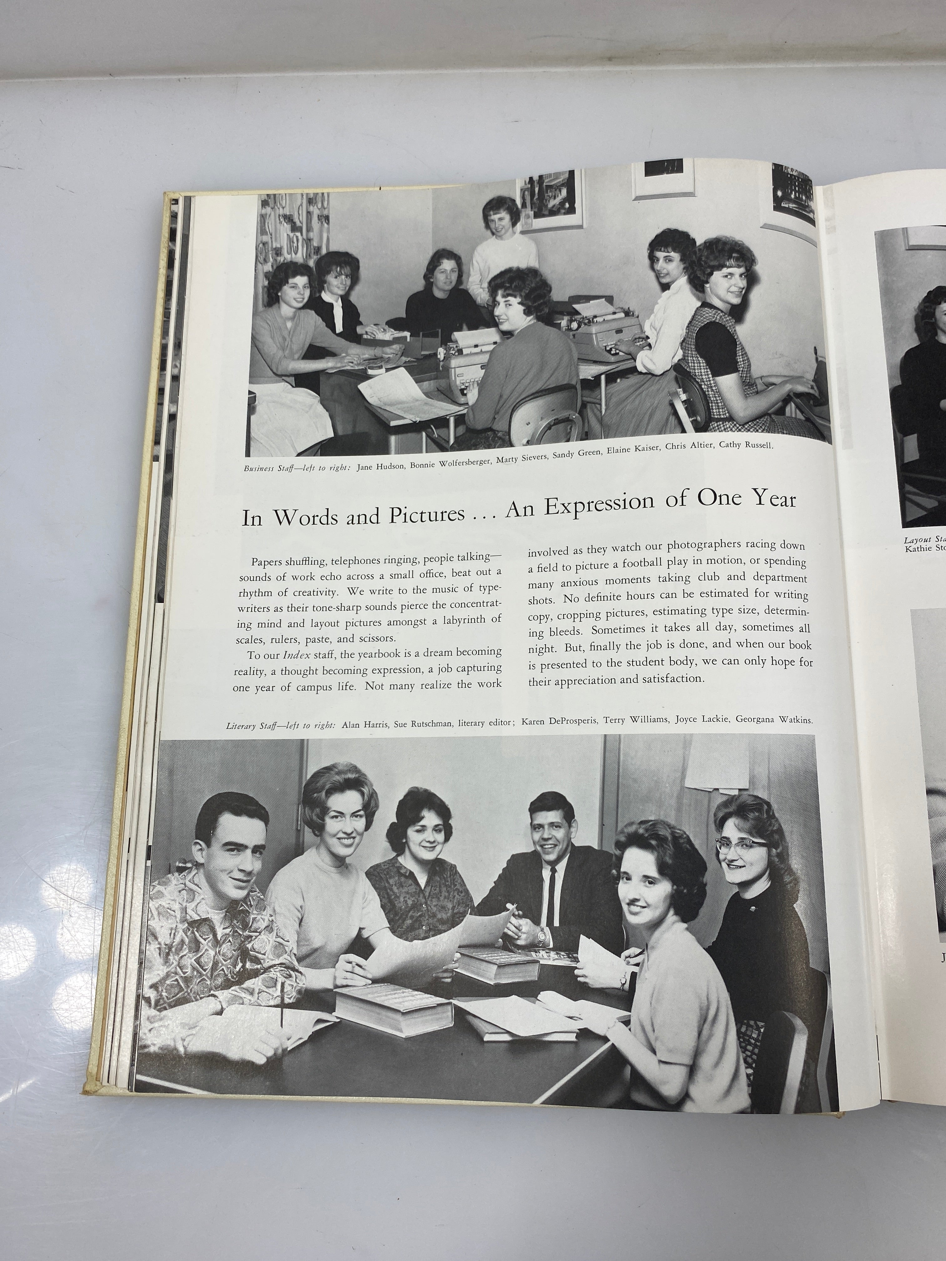1962 "The Index" Illinois State Normal College Year Book Normal IL HC