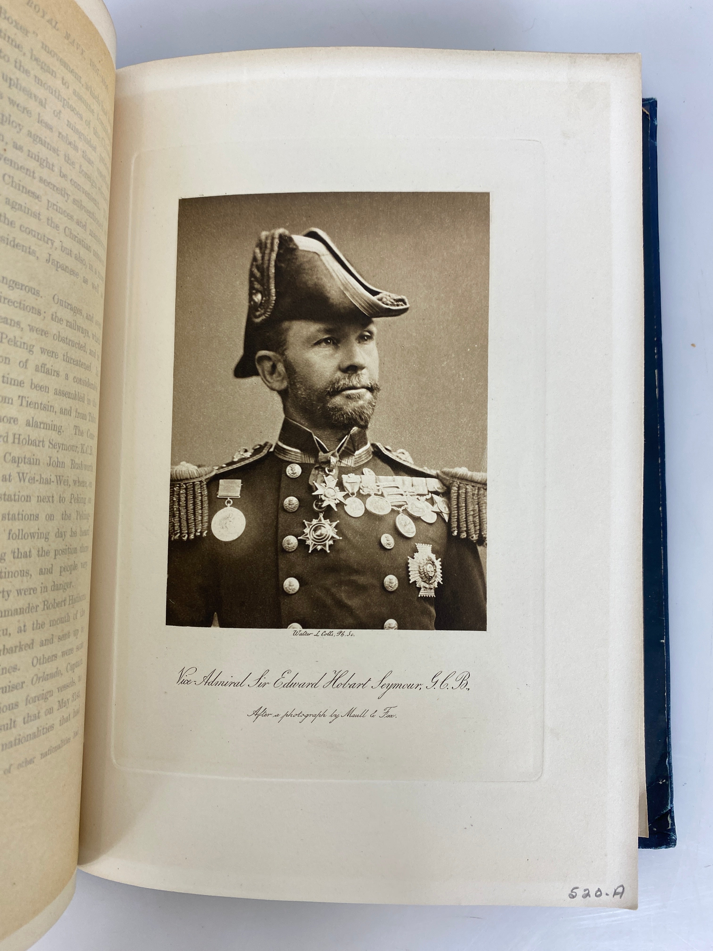 2 Antique Volumes: The Royal Navy A History (I and VII) 1897-1903 Ex-Library