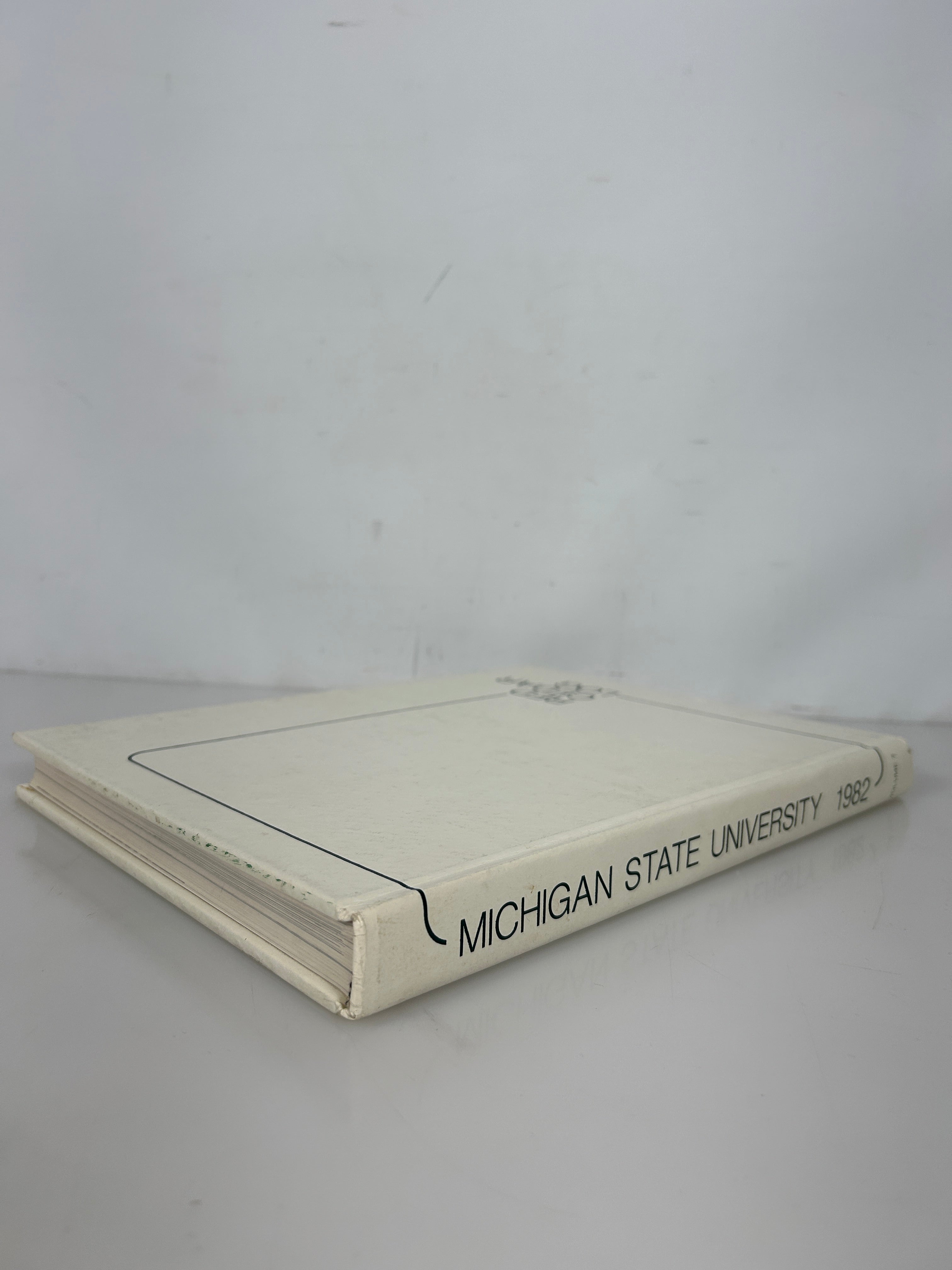 1982 Michigan State University "Red Cedar Log" Yearbook HC