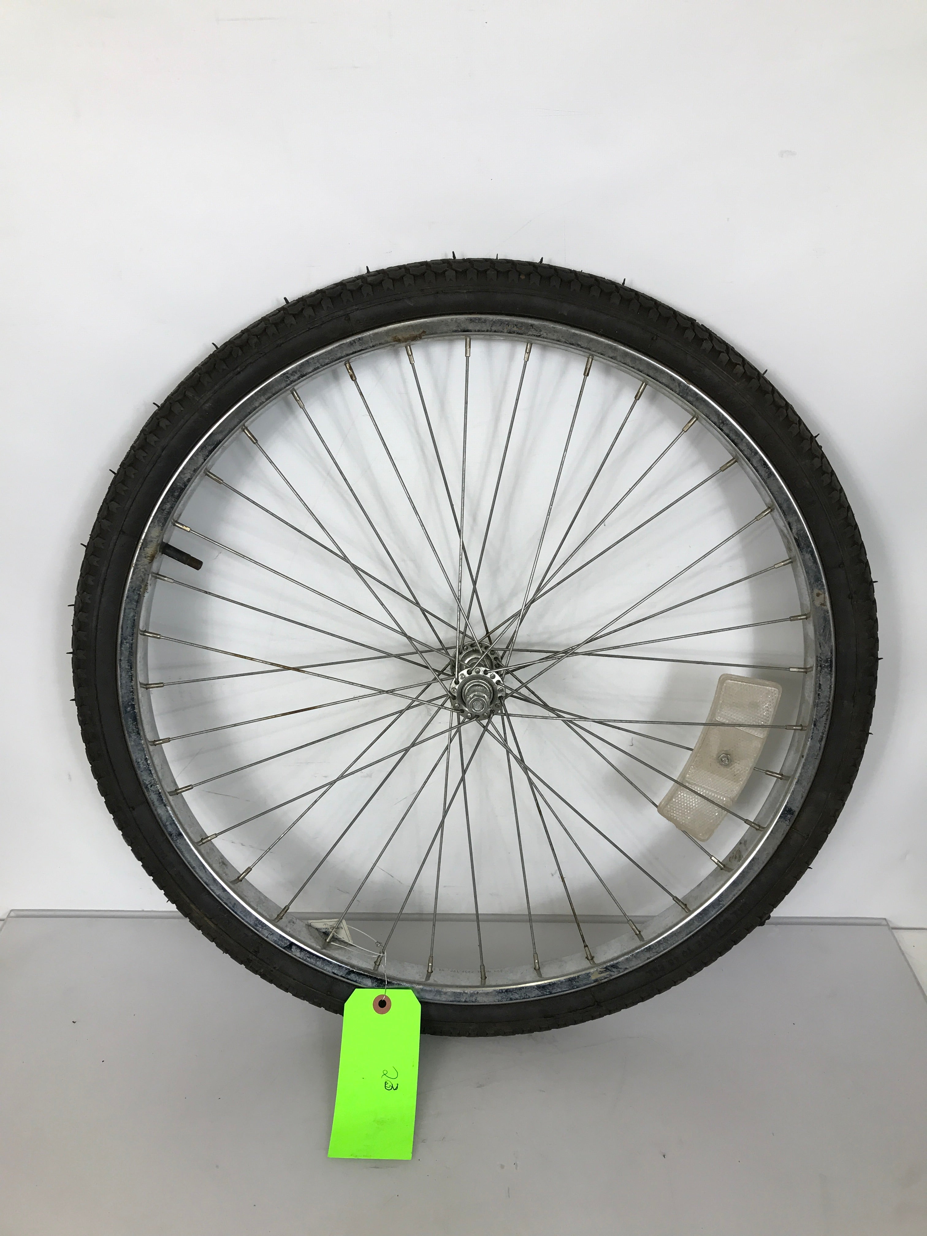 Sun Metal 24" Front Wheel with Semi-Pneumatic Tire