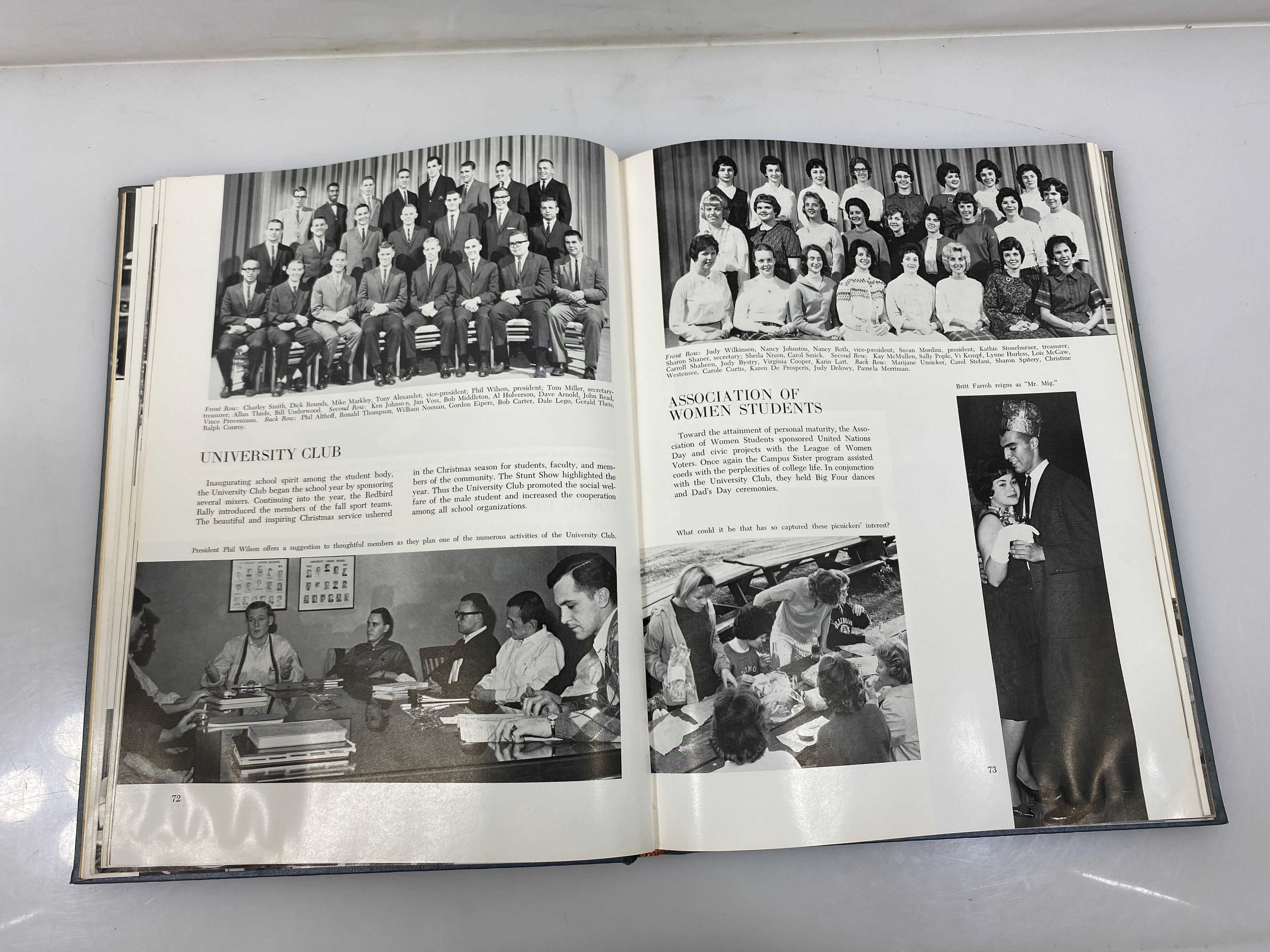 1963 "The Index" Illinois State Normal College Year Book Normal IL HC