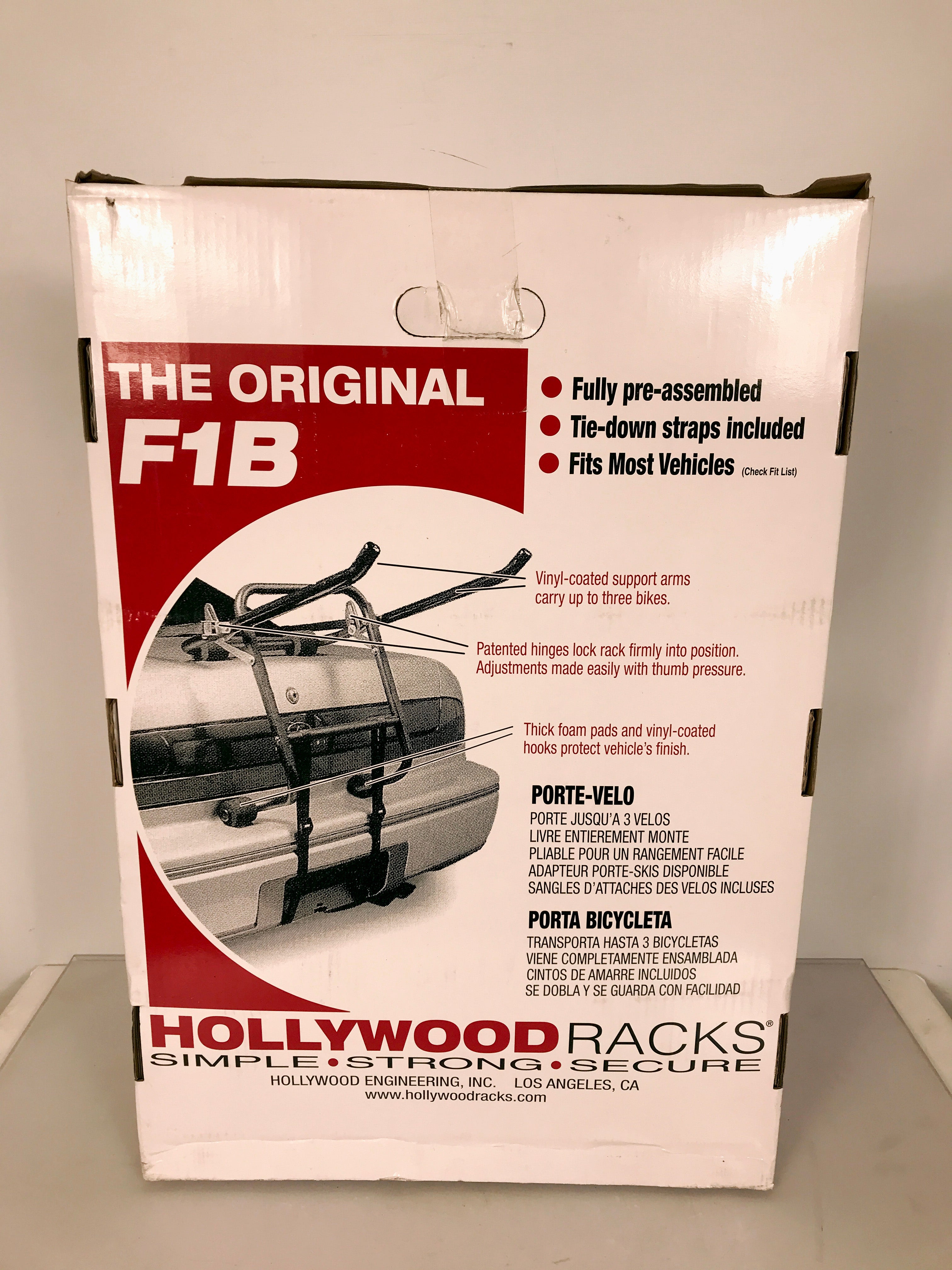 Hollywood Racks F1B Folding Bike Rack for 3 Bicycles *New in Box*