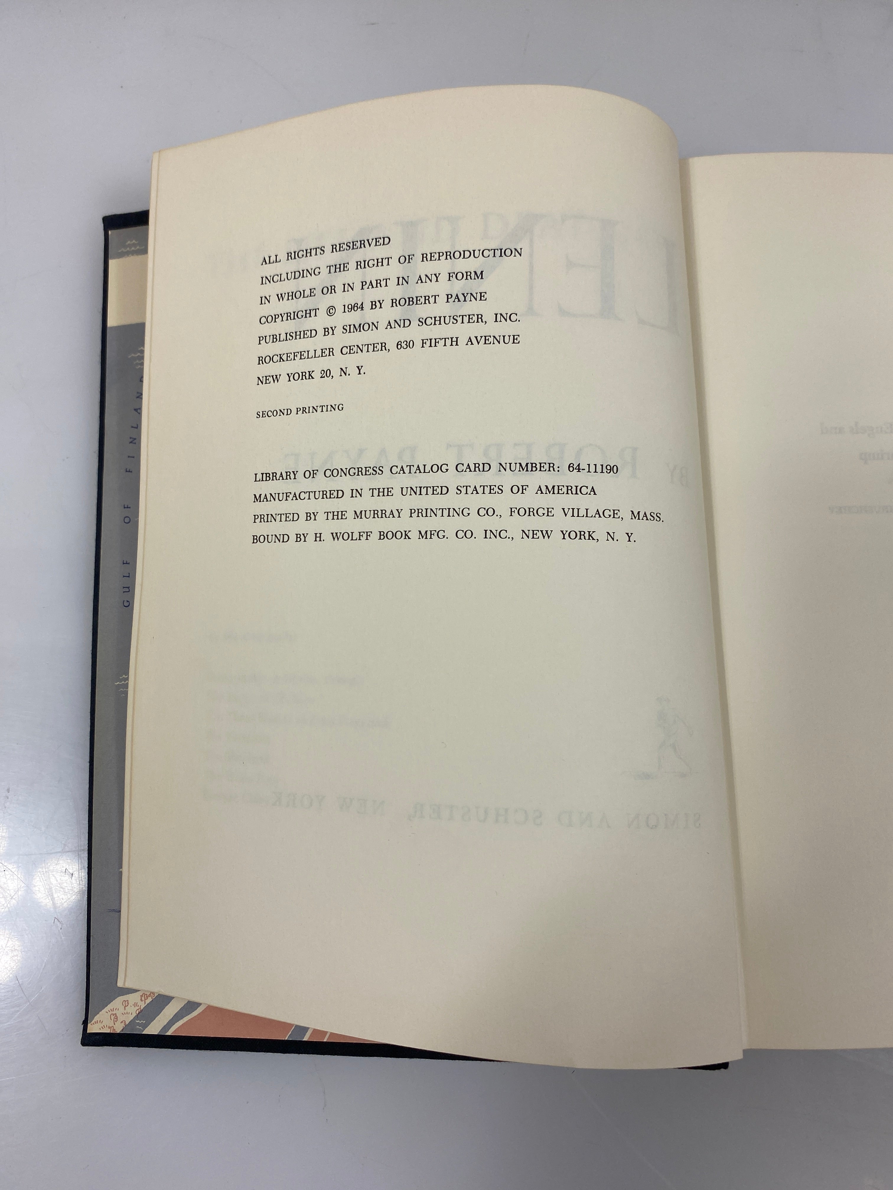The Life and Death of Lenin by Payne 1964 HC