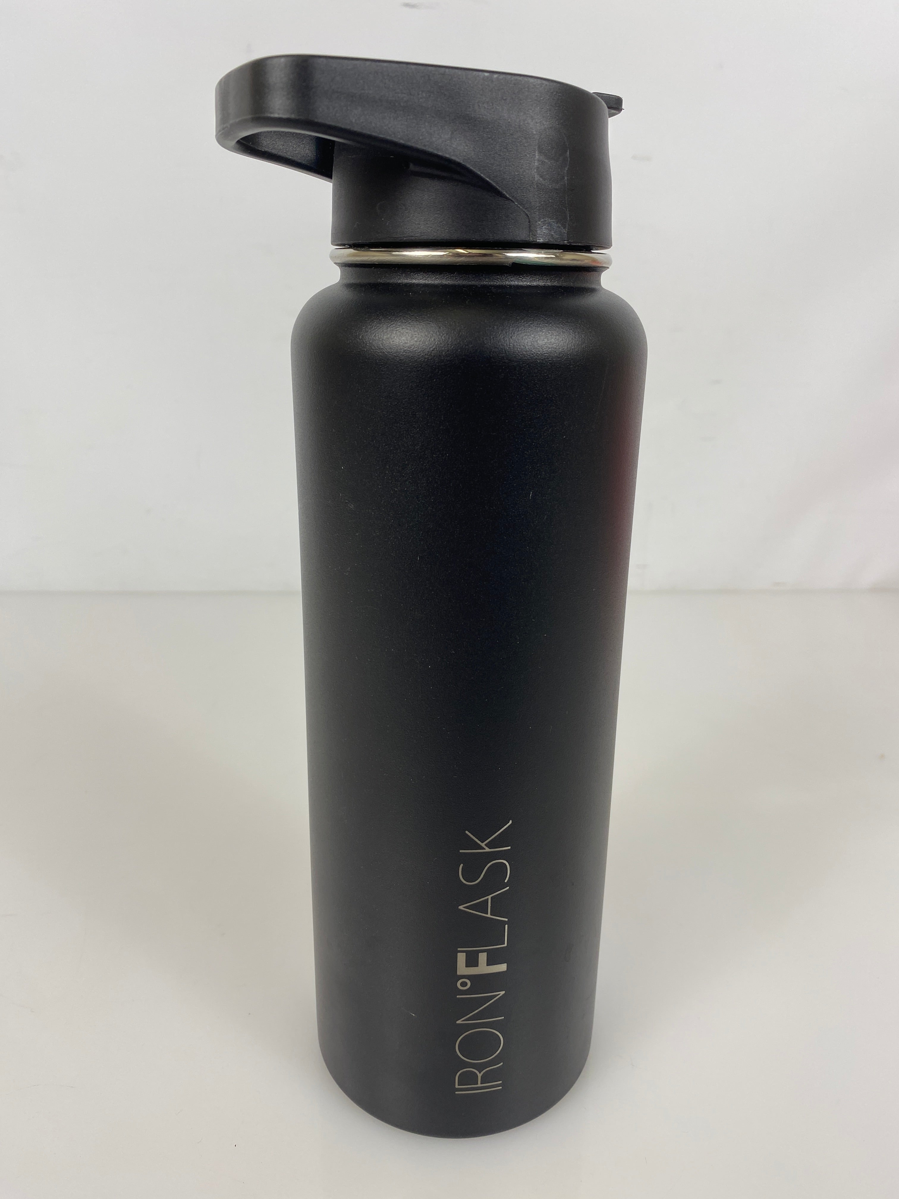 Iron Flask Black 40 oz Stainless Steel Water Bottle