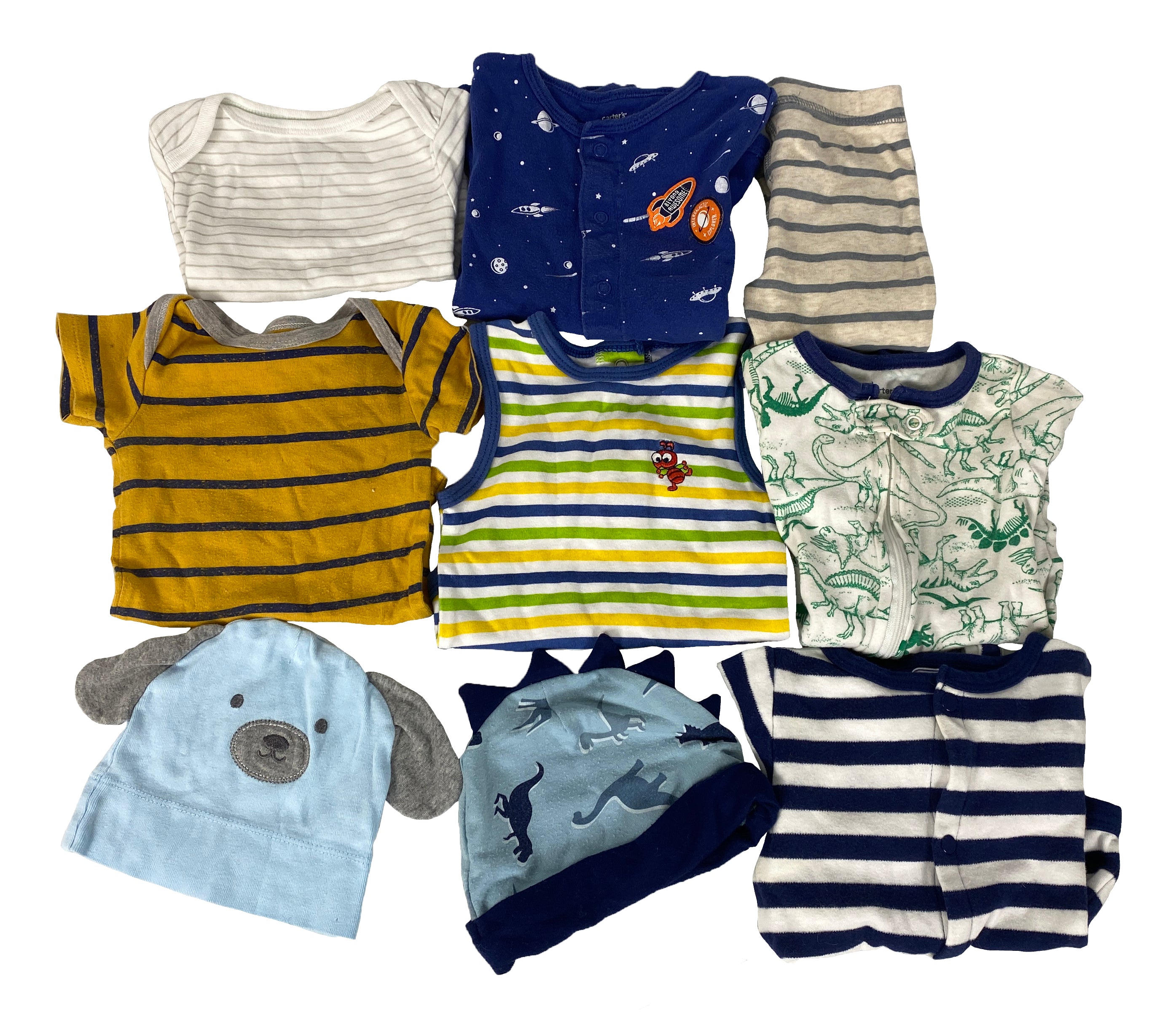 Striped Baby Bundle Youth Size 3-9 Months