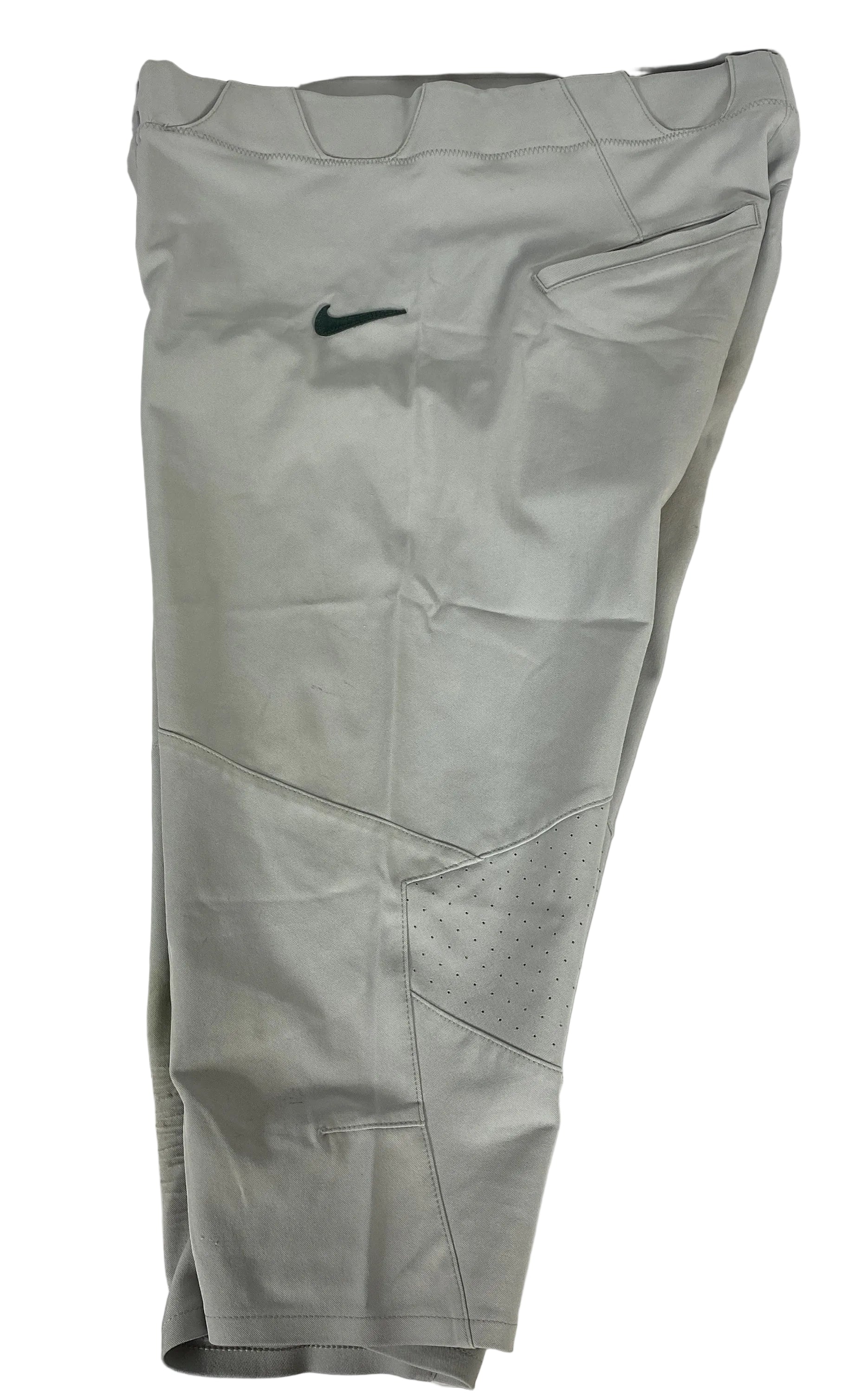 Nike Light Grey MSU Baseball Game Day Short-Cut Pants Size M