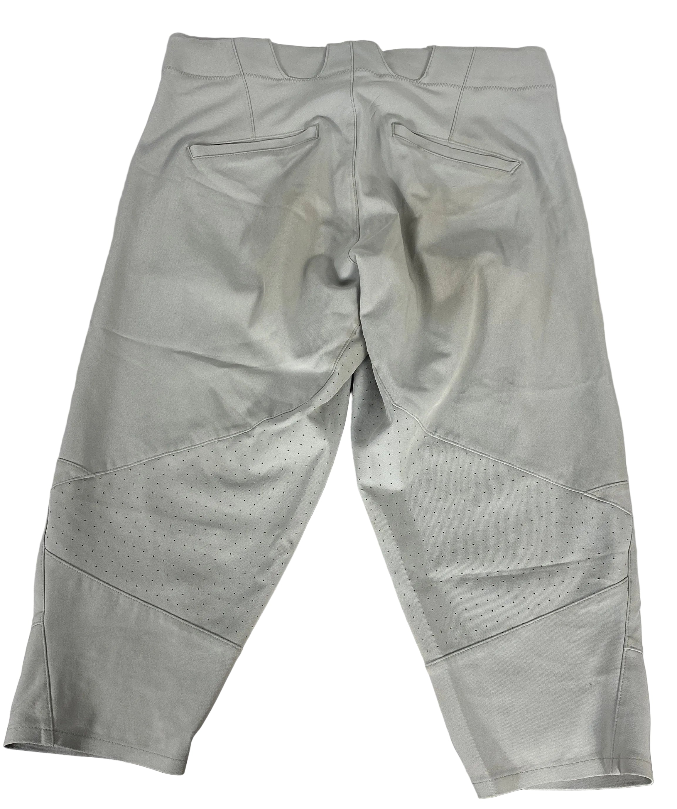 Nike Light Grey MSU Baseball Game Day Short-Cut Pants Size M