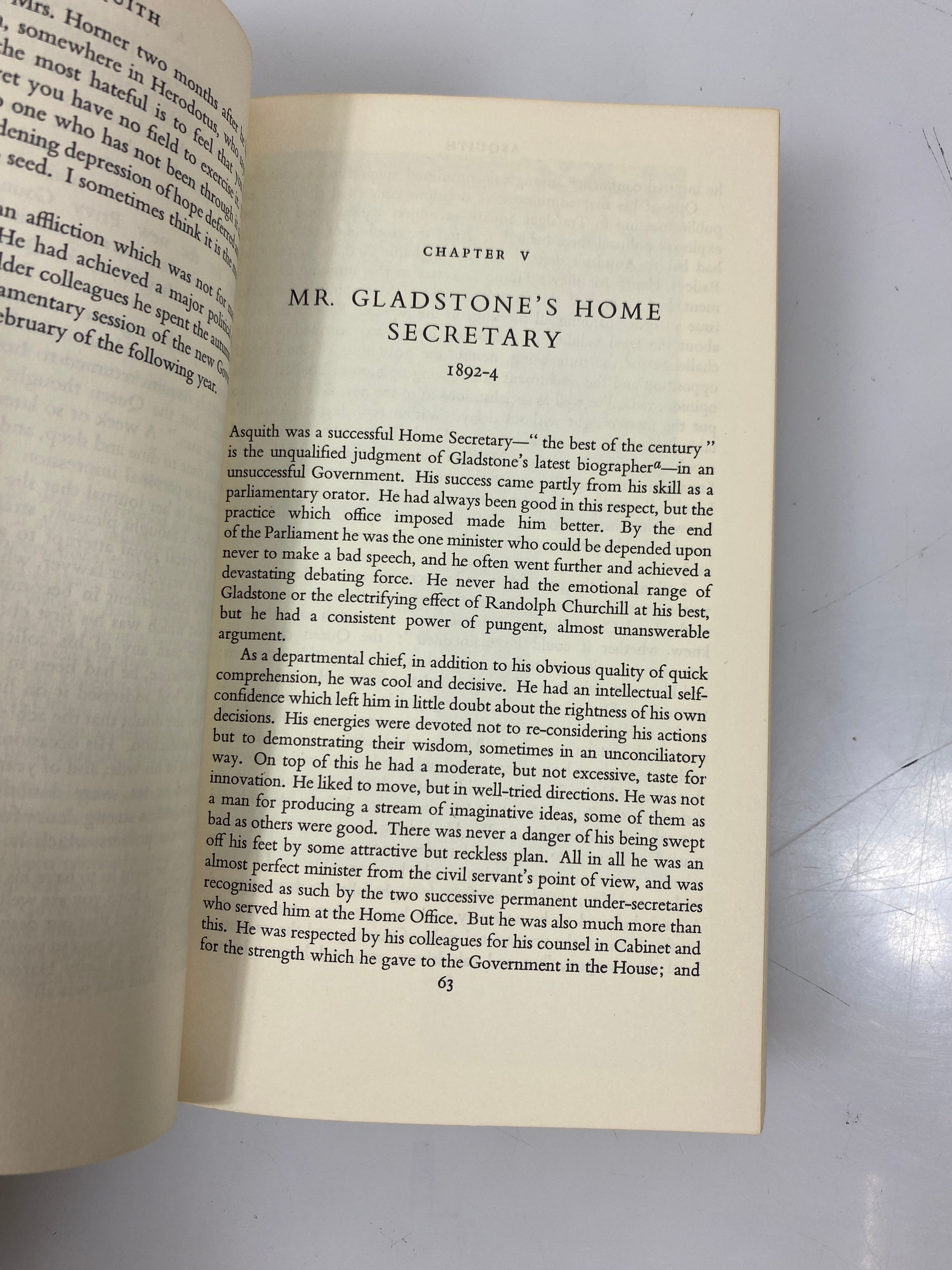 Asquith by Roy Jenkins 1966 SC