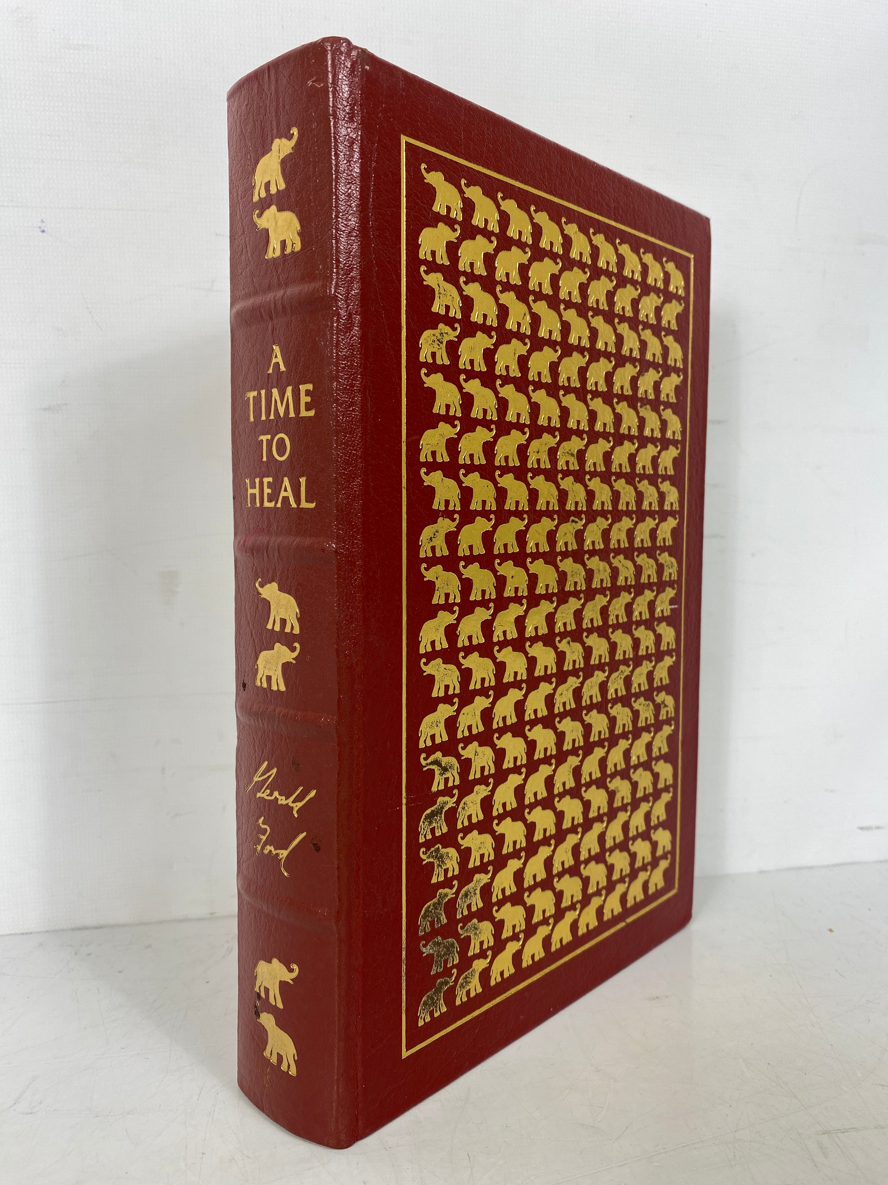 A Time to Heal Gerald Ford Autobiography Signed Easton Press Leather