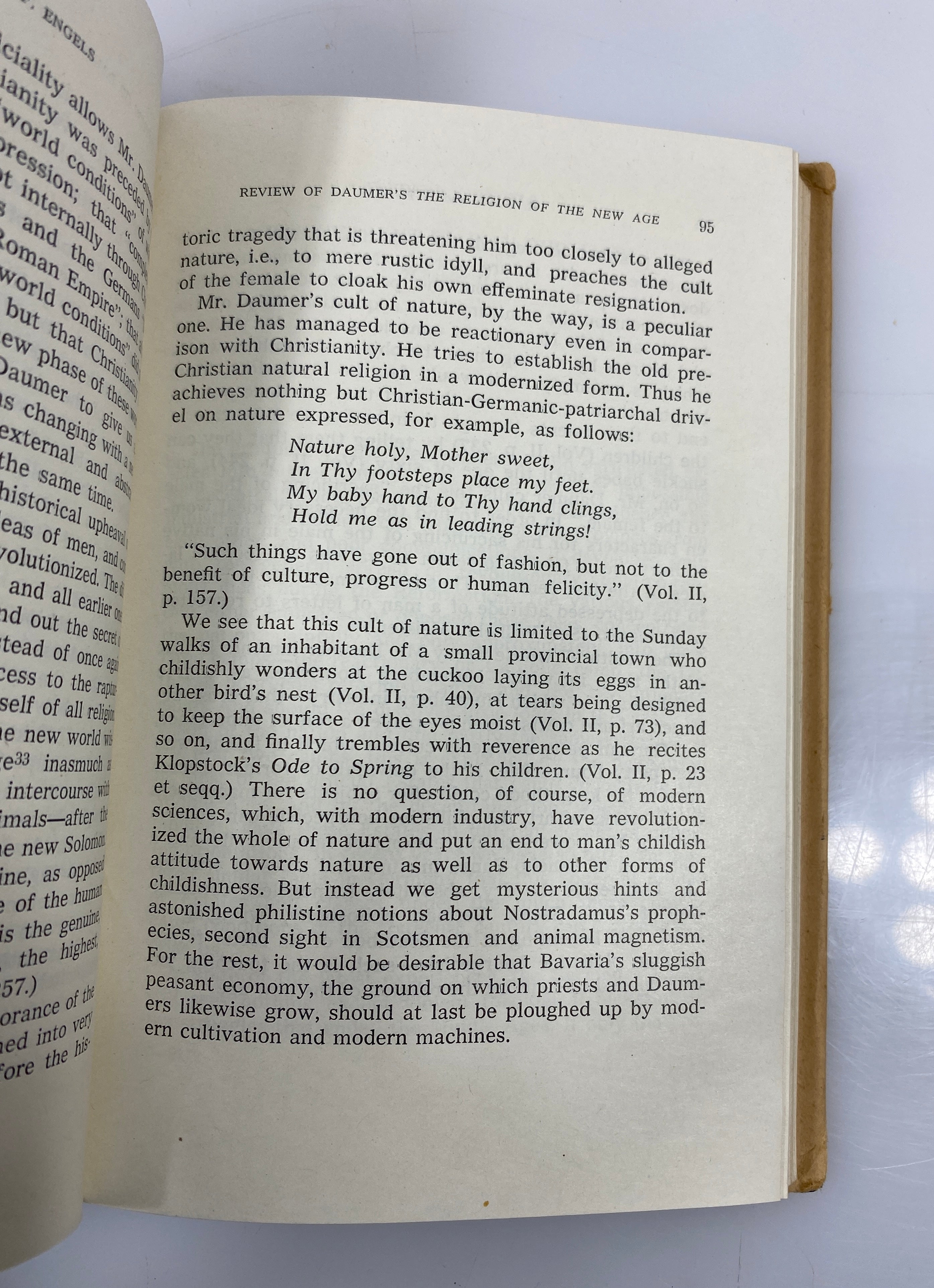 On Religion by Marx/Engels Foreign Languages Publishing House 1955 HCDJ