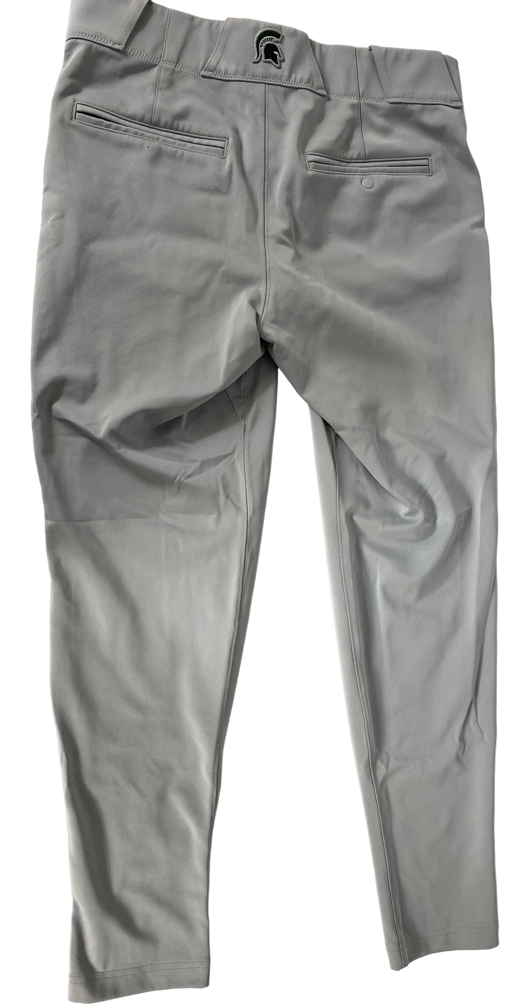 Nike Light Grey MSU Baseball Game Day Pants Size M, 32" Waist