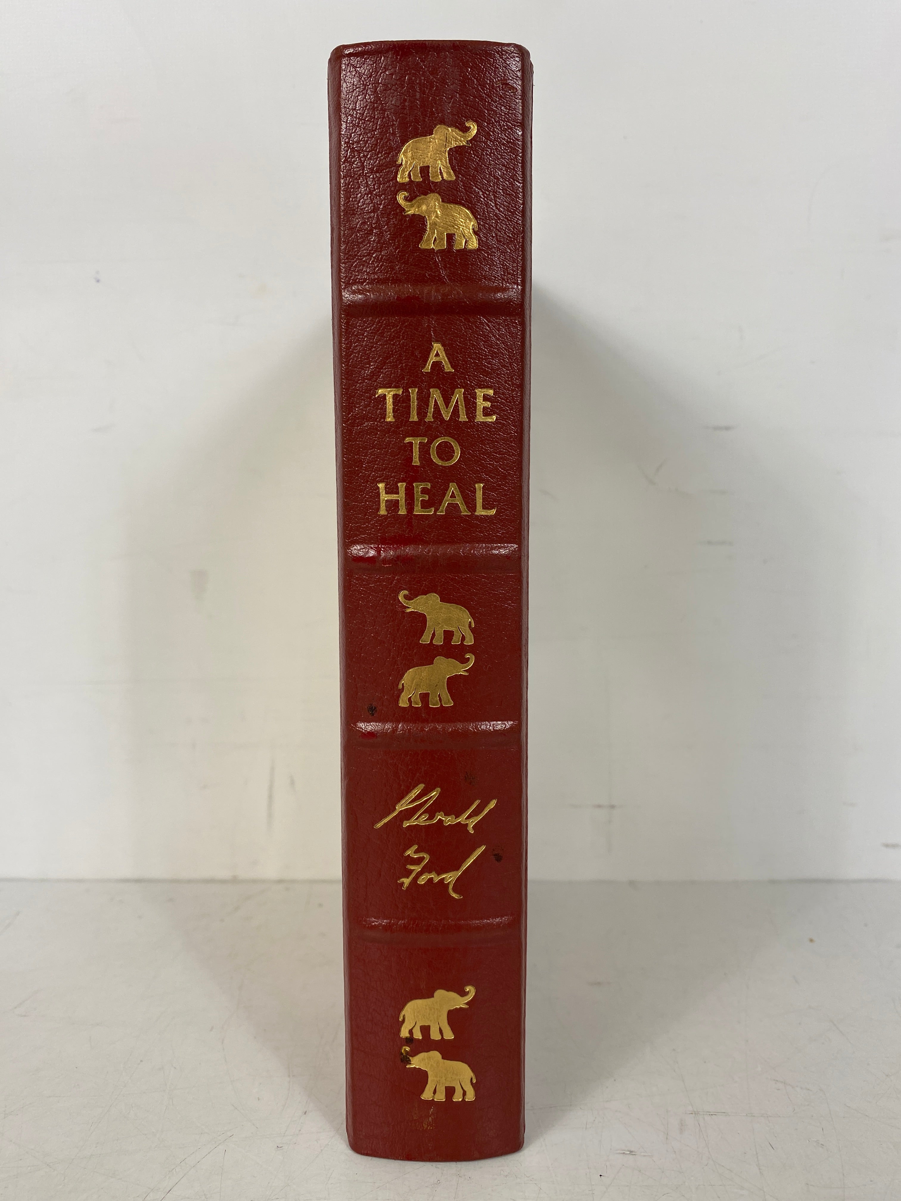 A Time to Heal Gerald Ford Autobiography Signed Easton Press Leather