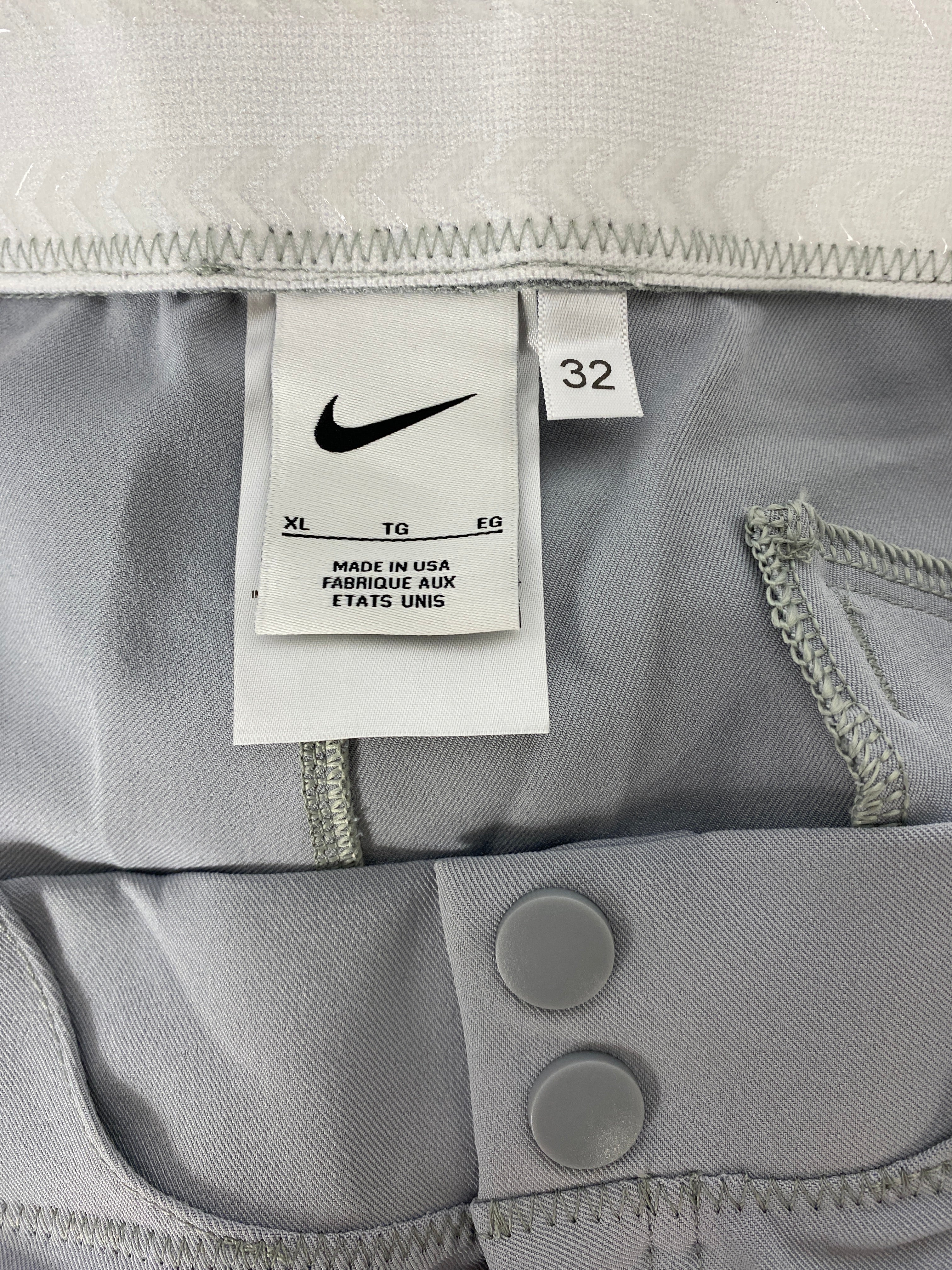 Nike Light Grey MSU Baseball Game Day Pants Size XL 32
