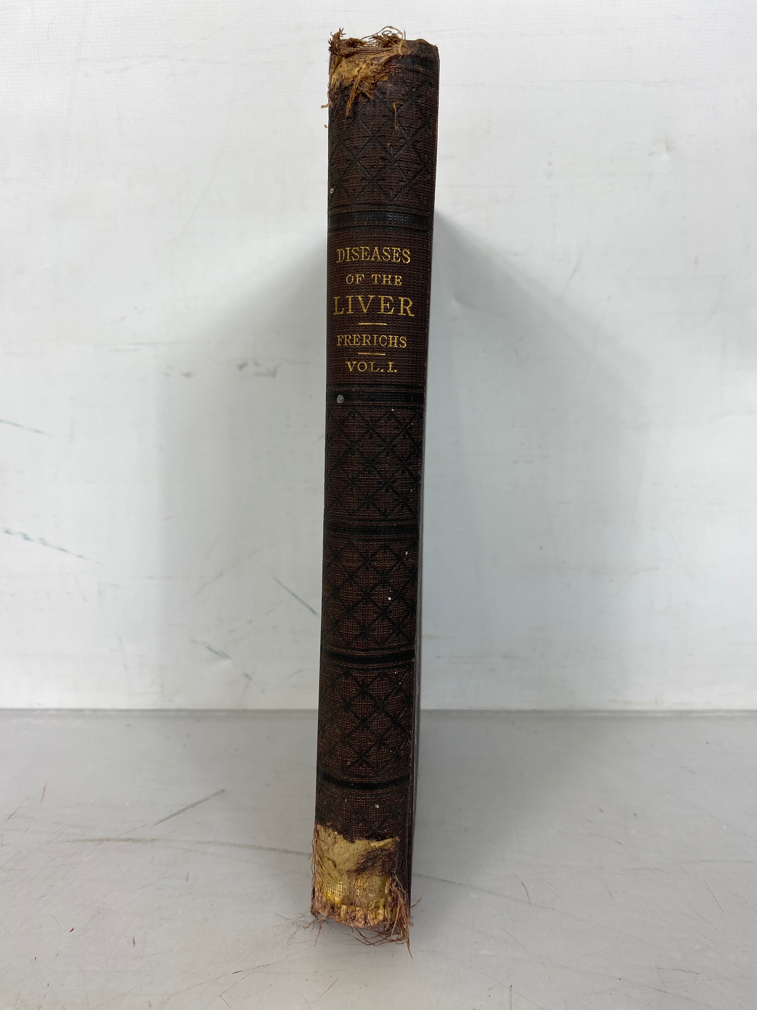 Wood's Medical Library Diseases of the Liver 3 Vol Set by Frerichs 1879 HC