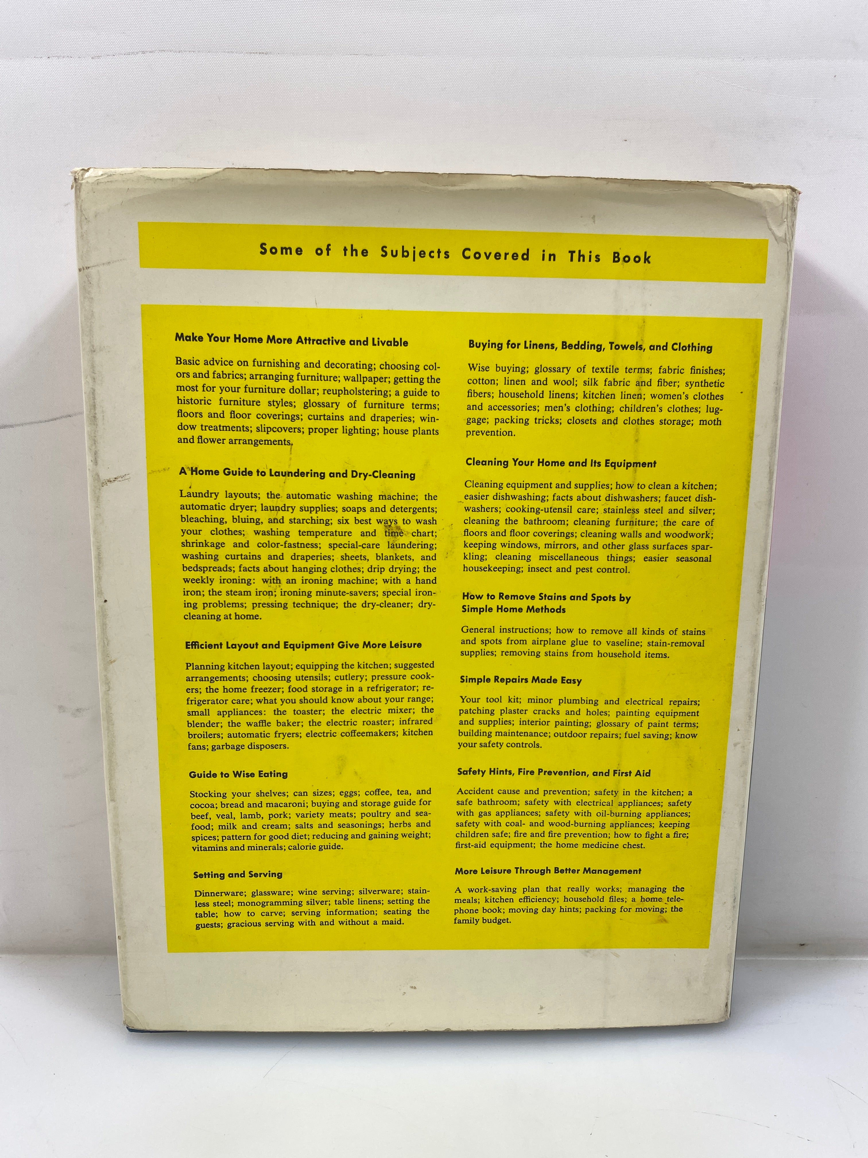 Good Housekeeping's Guide to Successful Homemaking Revised Ed. 1961 HCDJ