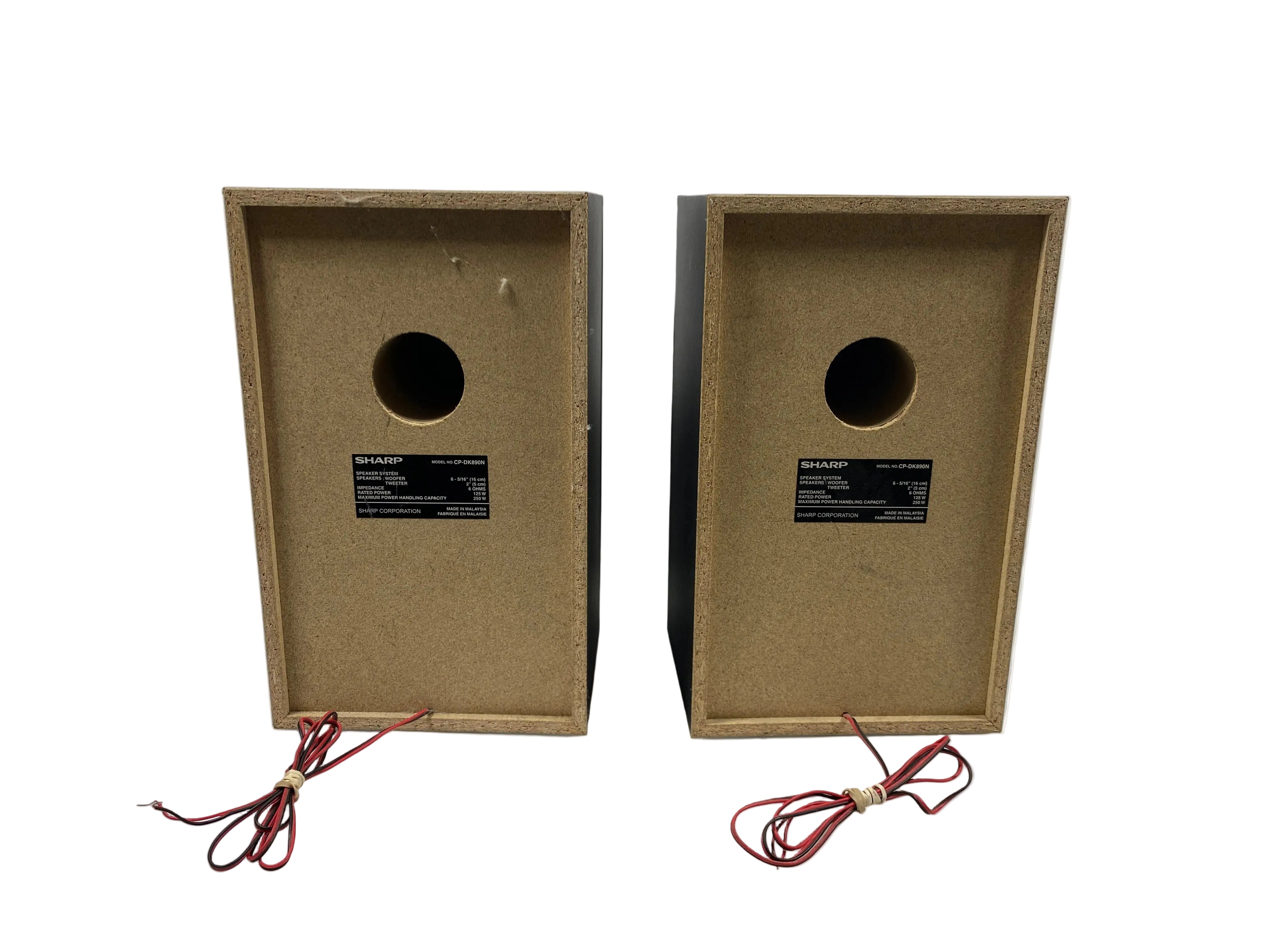 Sharp CP-DK890N Speaker System Bookshelf Speakers