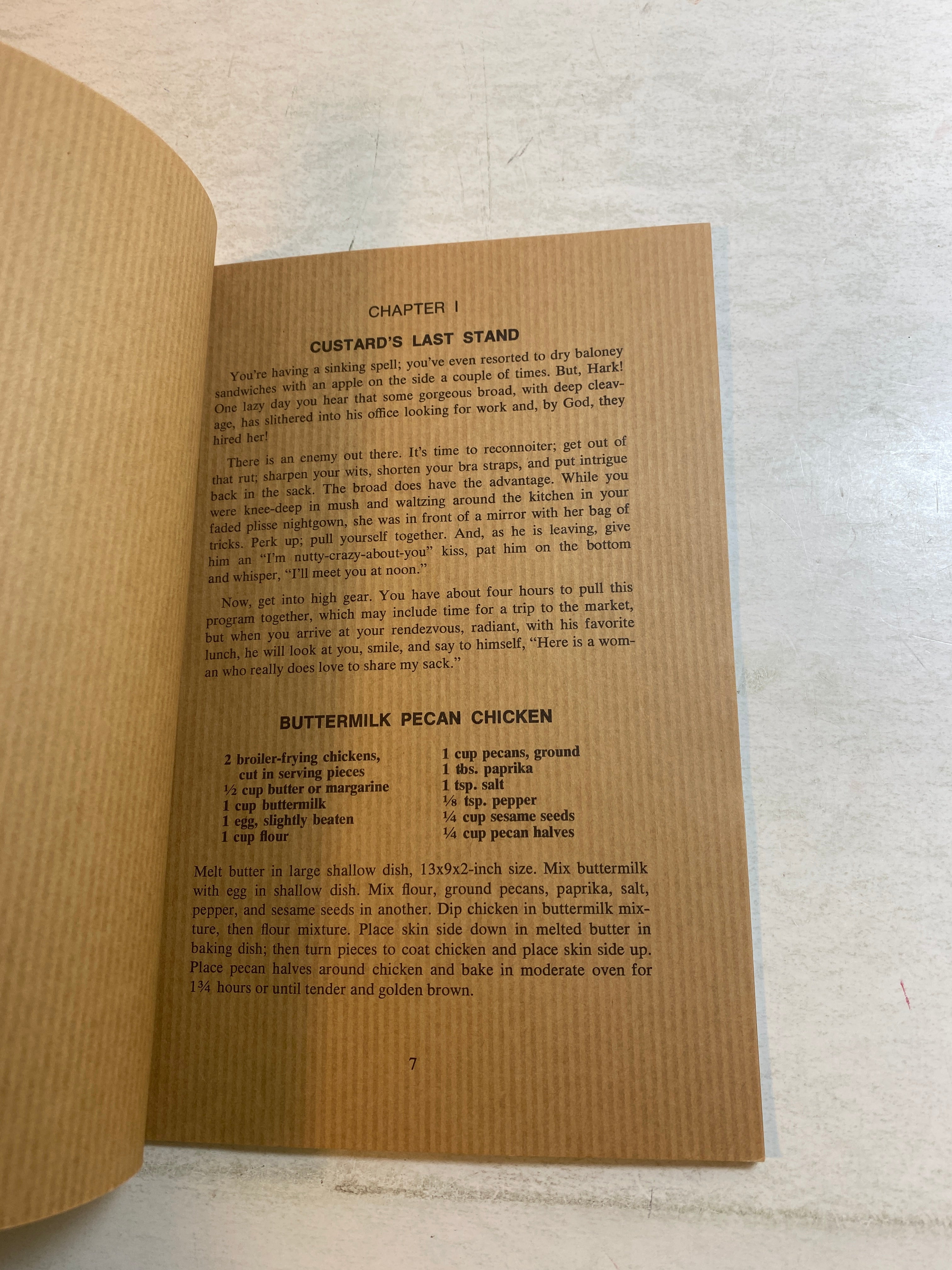 How to Make It In the Sack SC Cook Book 1975