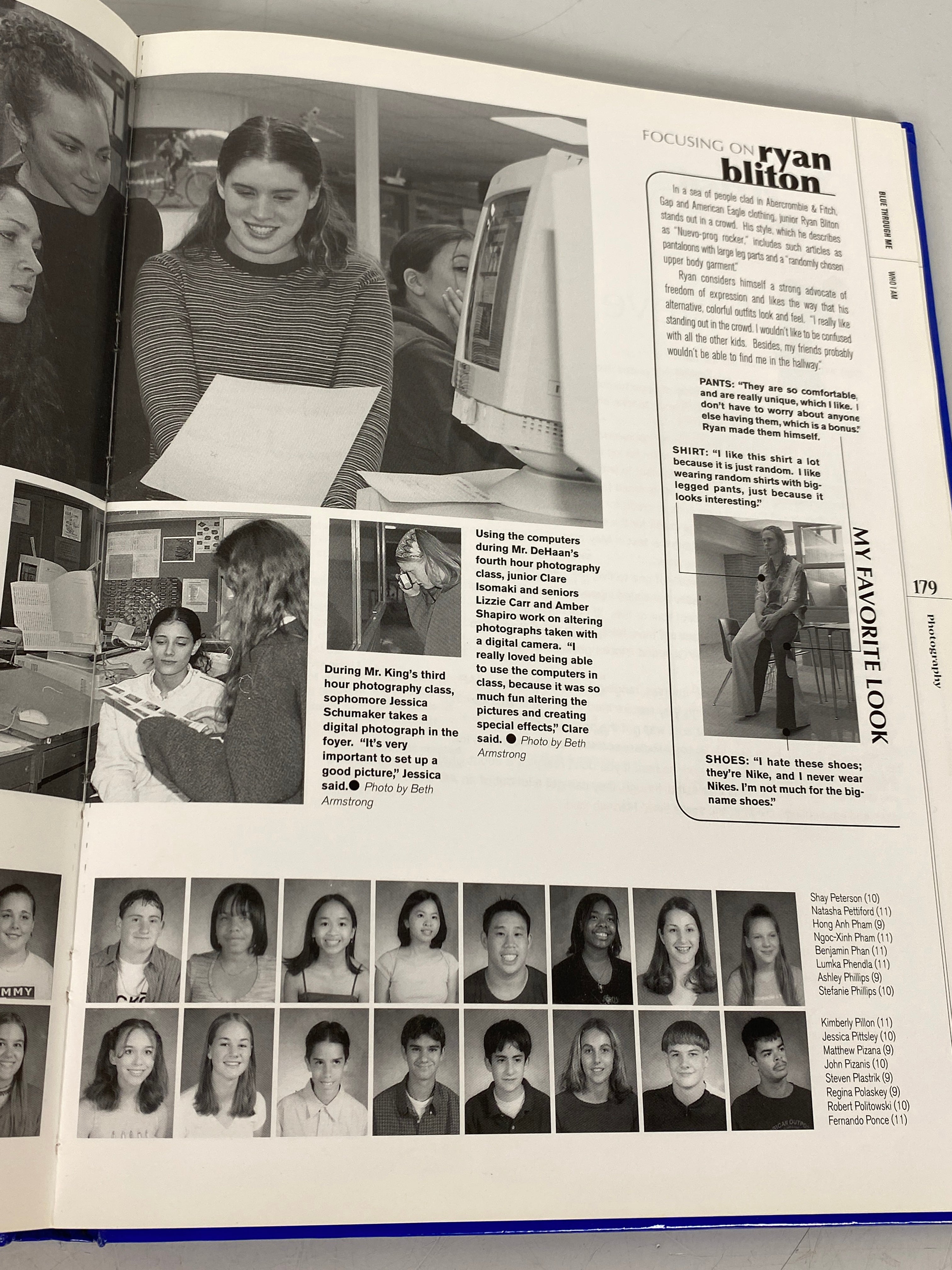 2001 East Lansing High School Yearbook Michigan HC