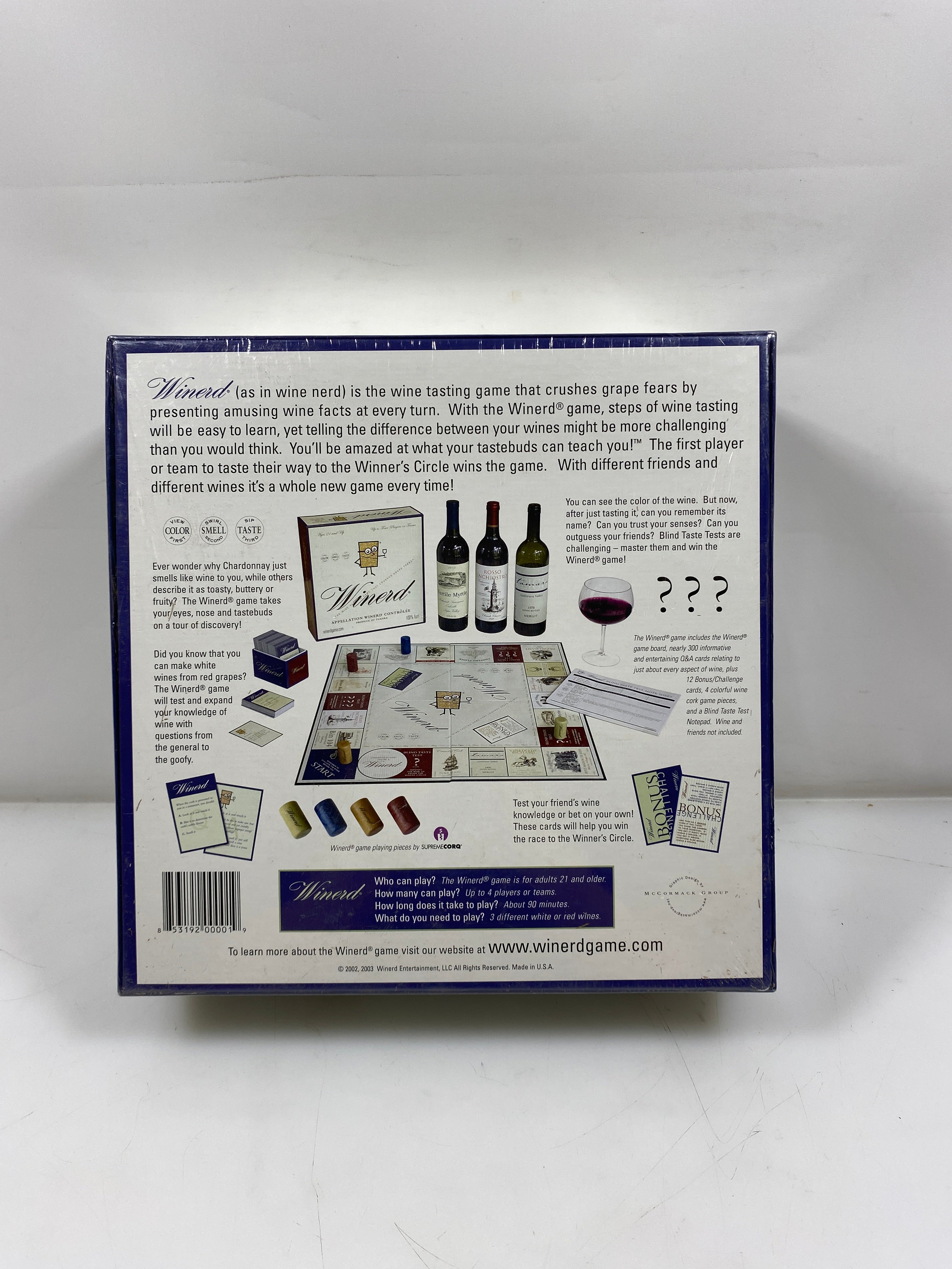 Winerd Adult Board Game *New*