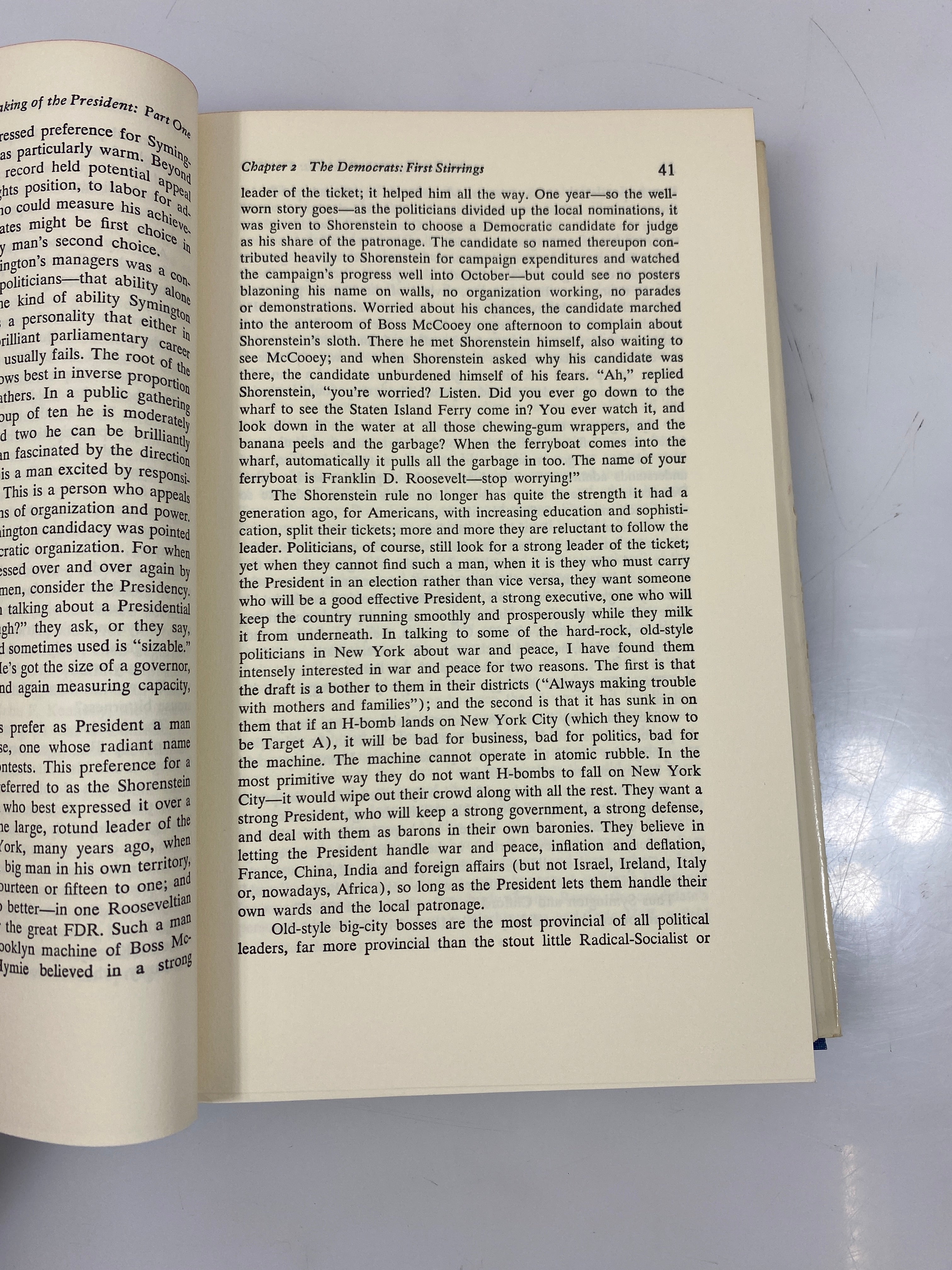 The Making of the President Theodore White 1961 HCDJ