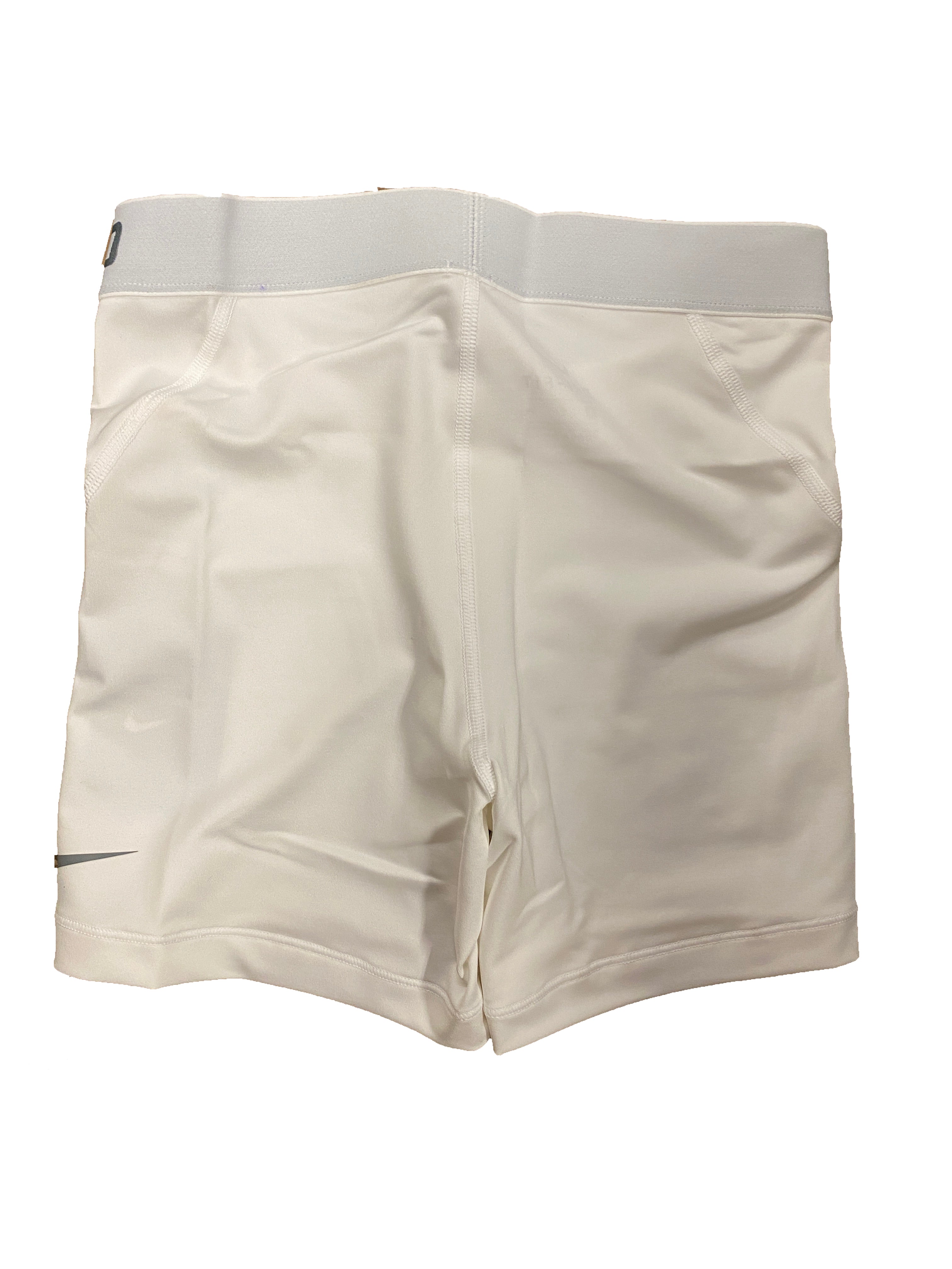 nike spandex shorts white