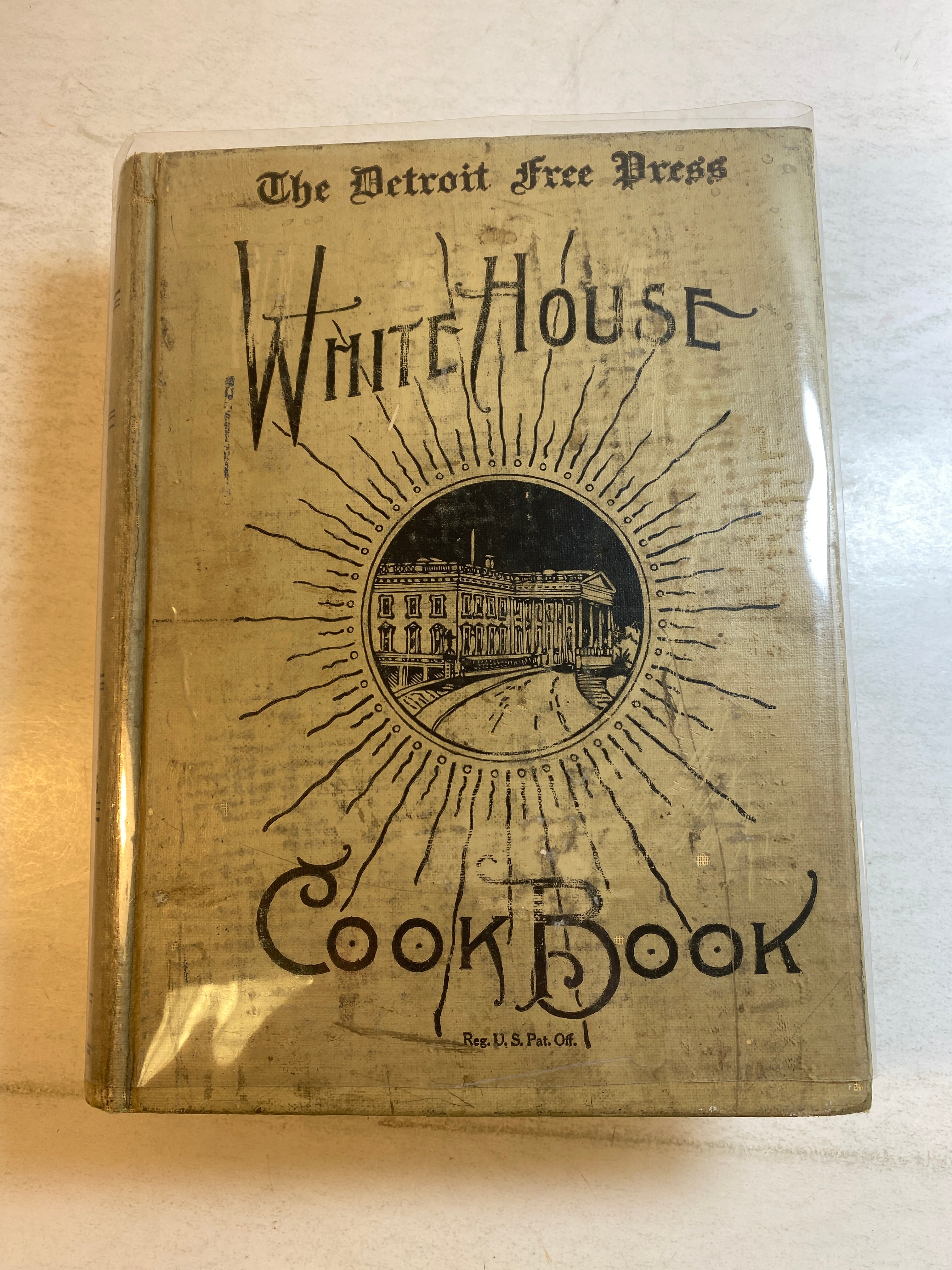 Detroit Free Press White House Cook Book HC 1914