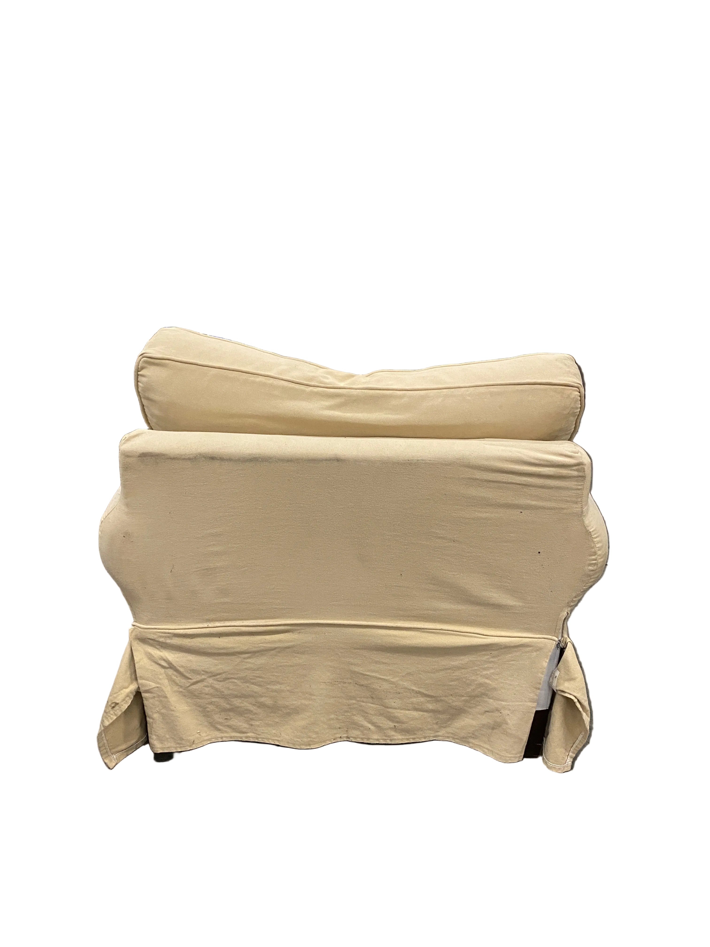 Pottery Barn Mitchell Gold Slip Cover Lounge Chair