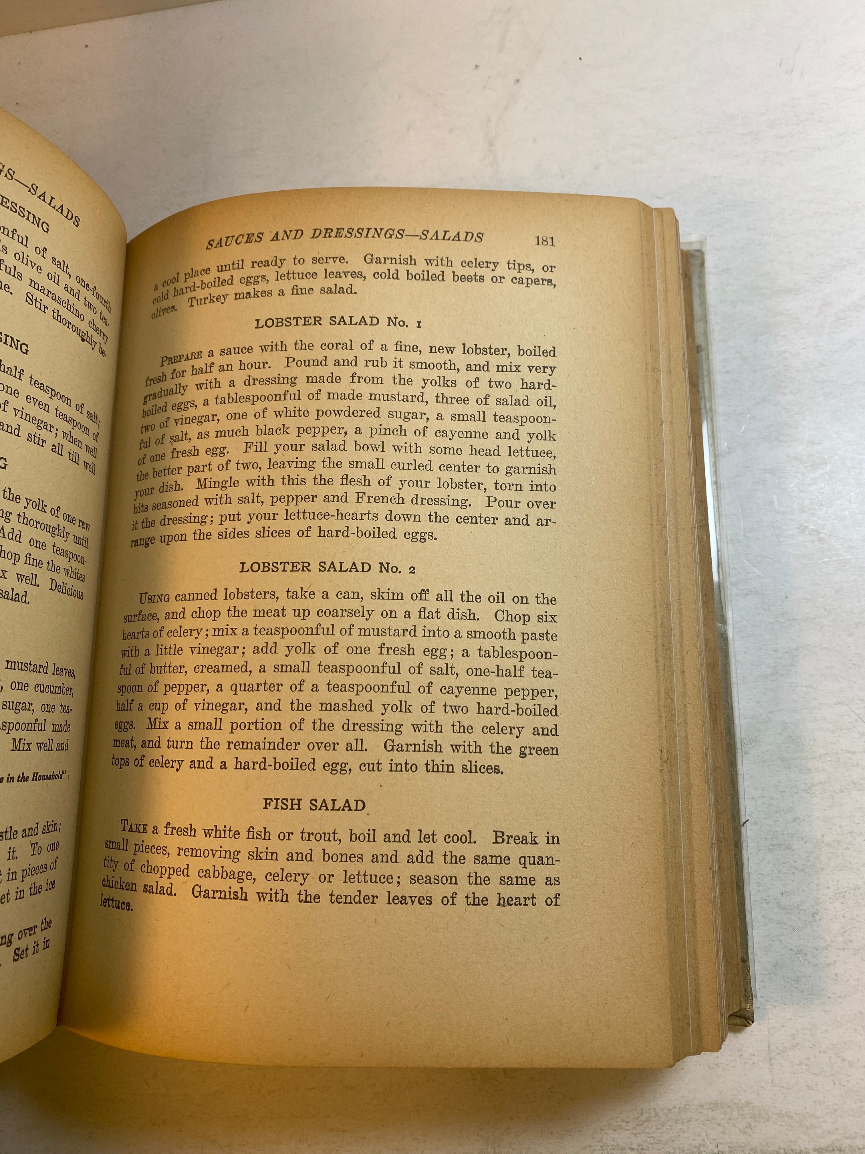 Detroit Free Press White House Cook Book HC 1914