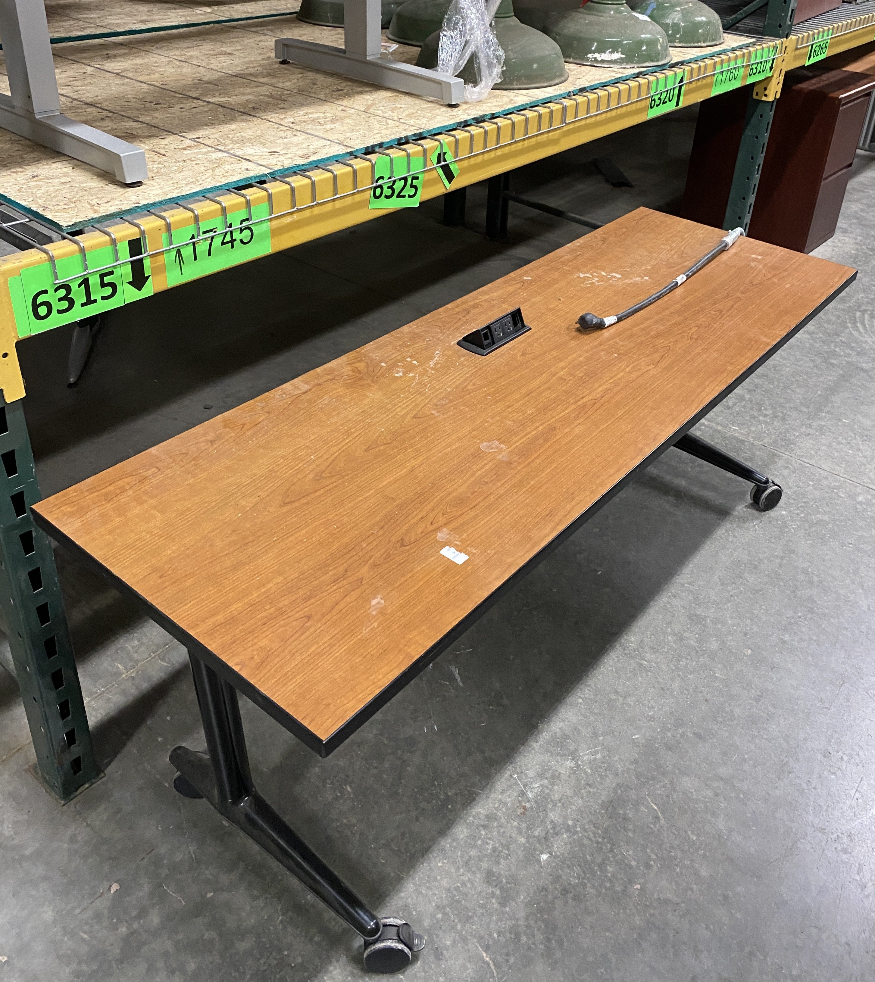 Work Table with Power Outlets
