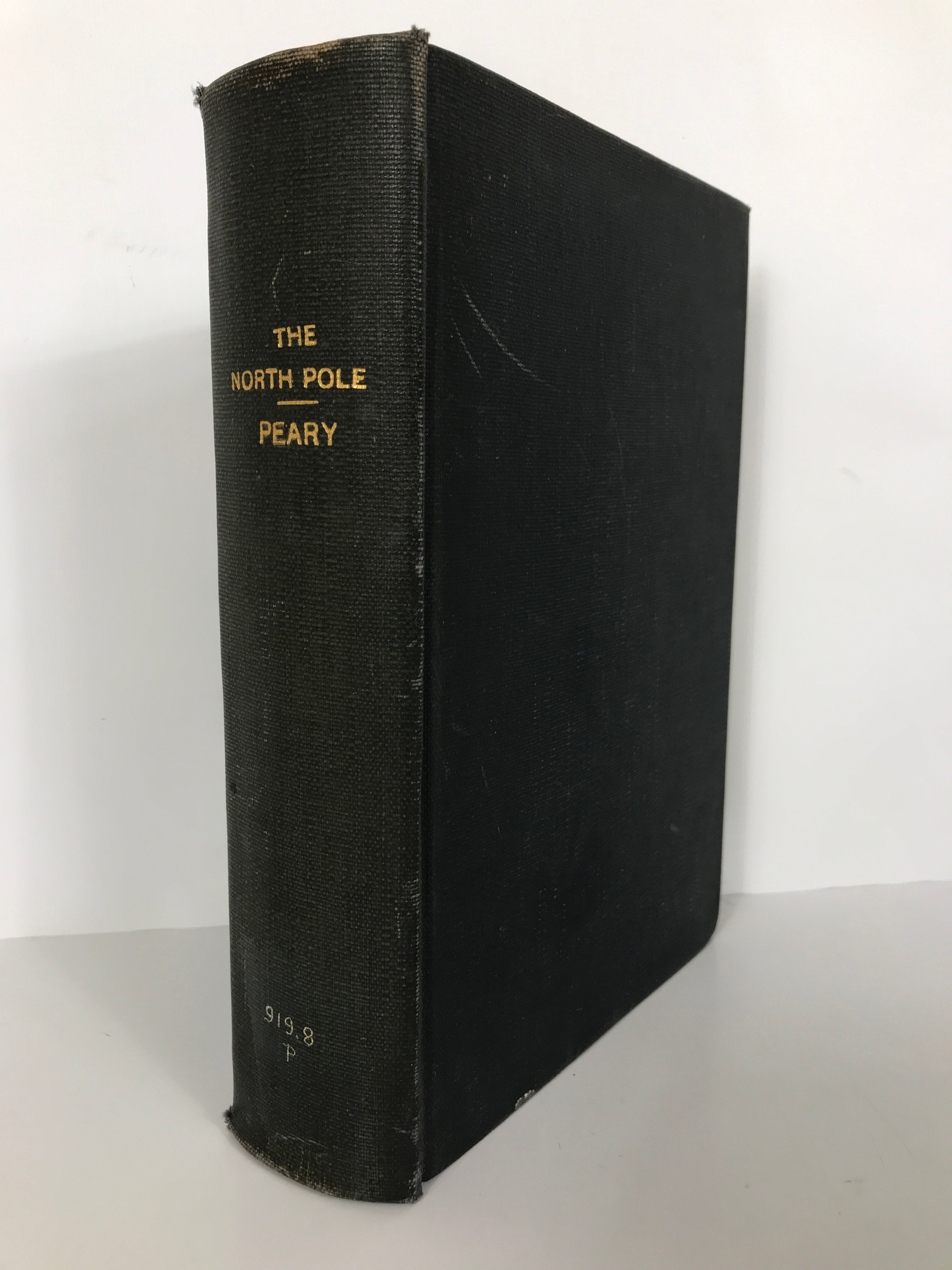 The North Pole Robert Peary 1910 w Roosevelt Intro HC Ex-Library