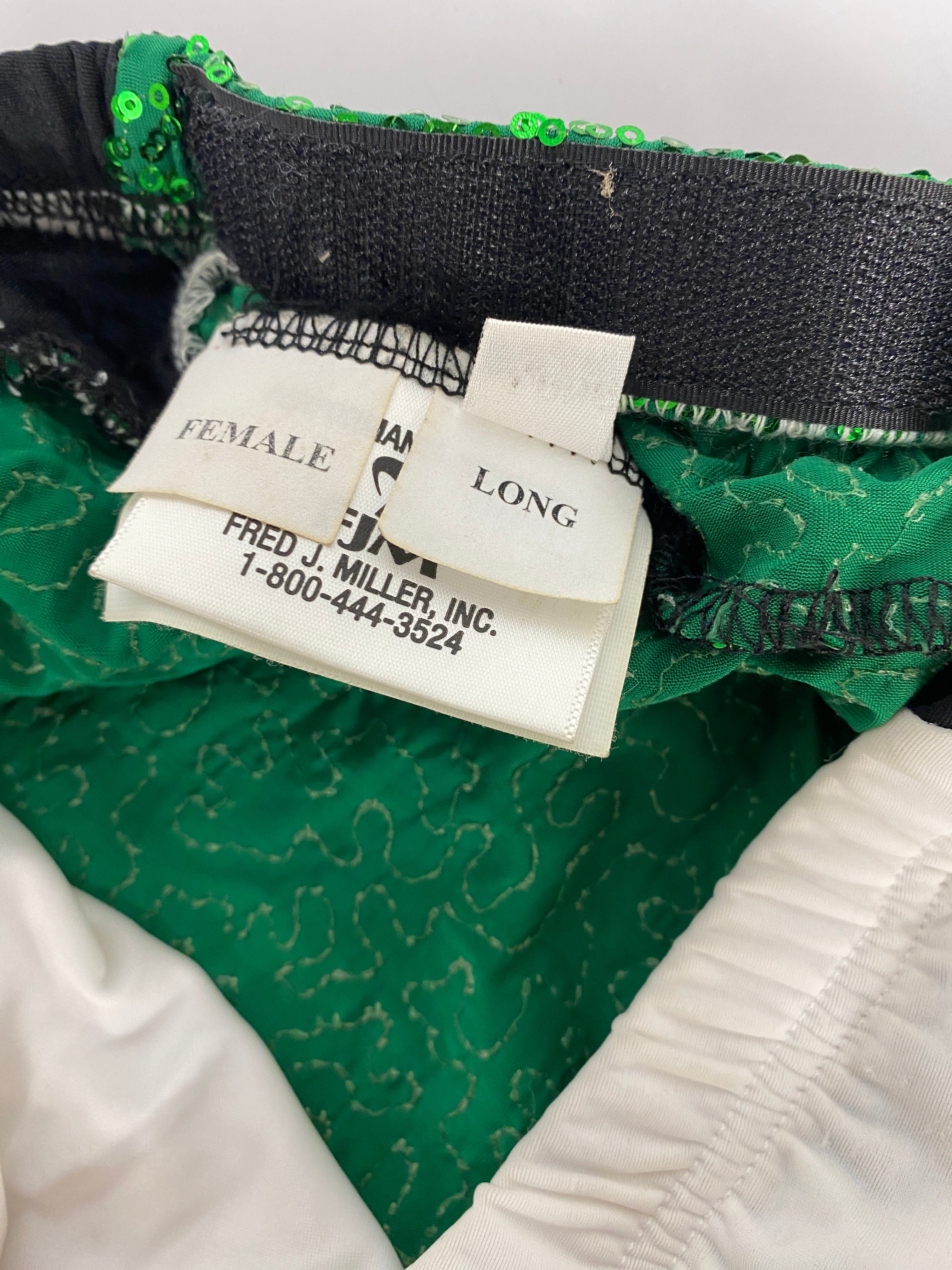 Spartan Marching Band Color Guard Uniform Skirt Womens 2XL Long