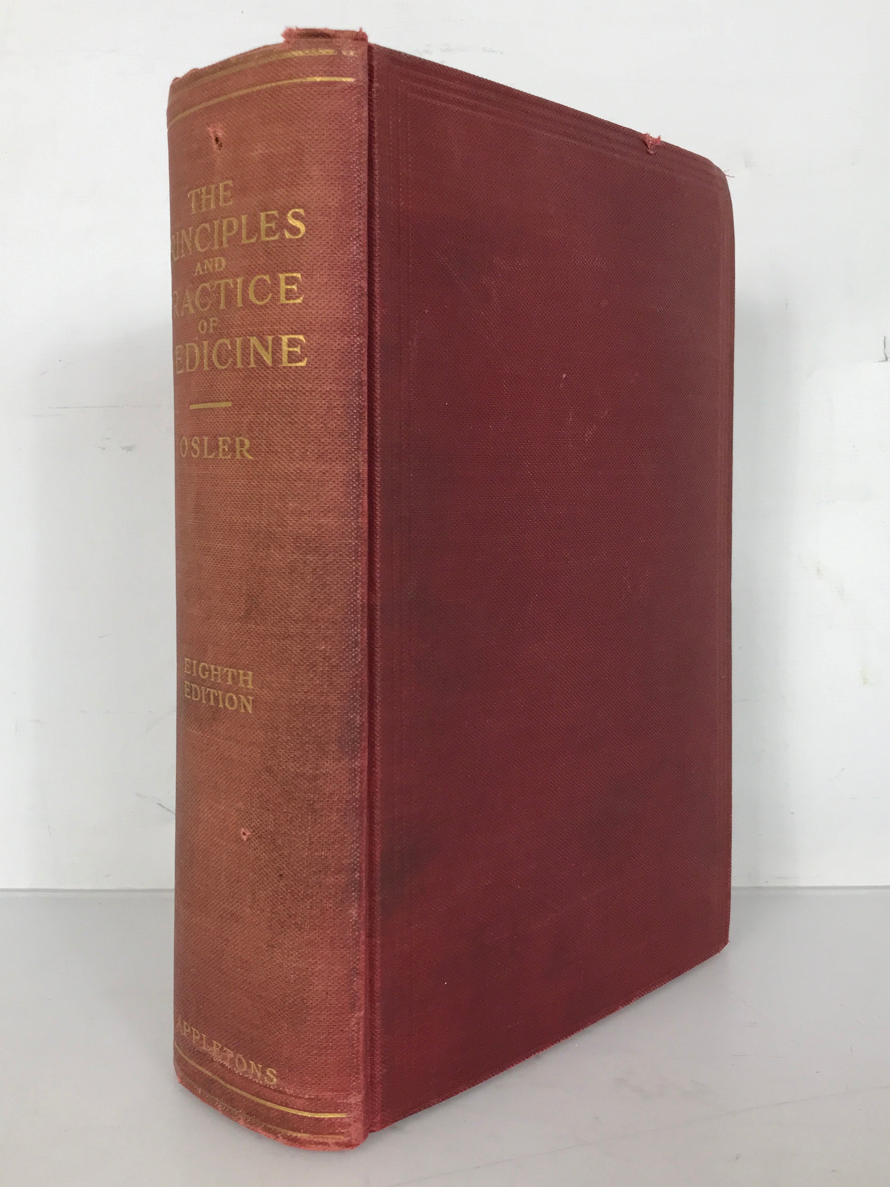 The Principles and Practice of Medicine by Sir William Osler 1912 HC