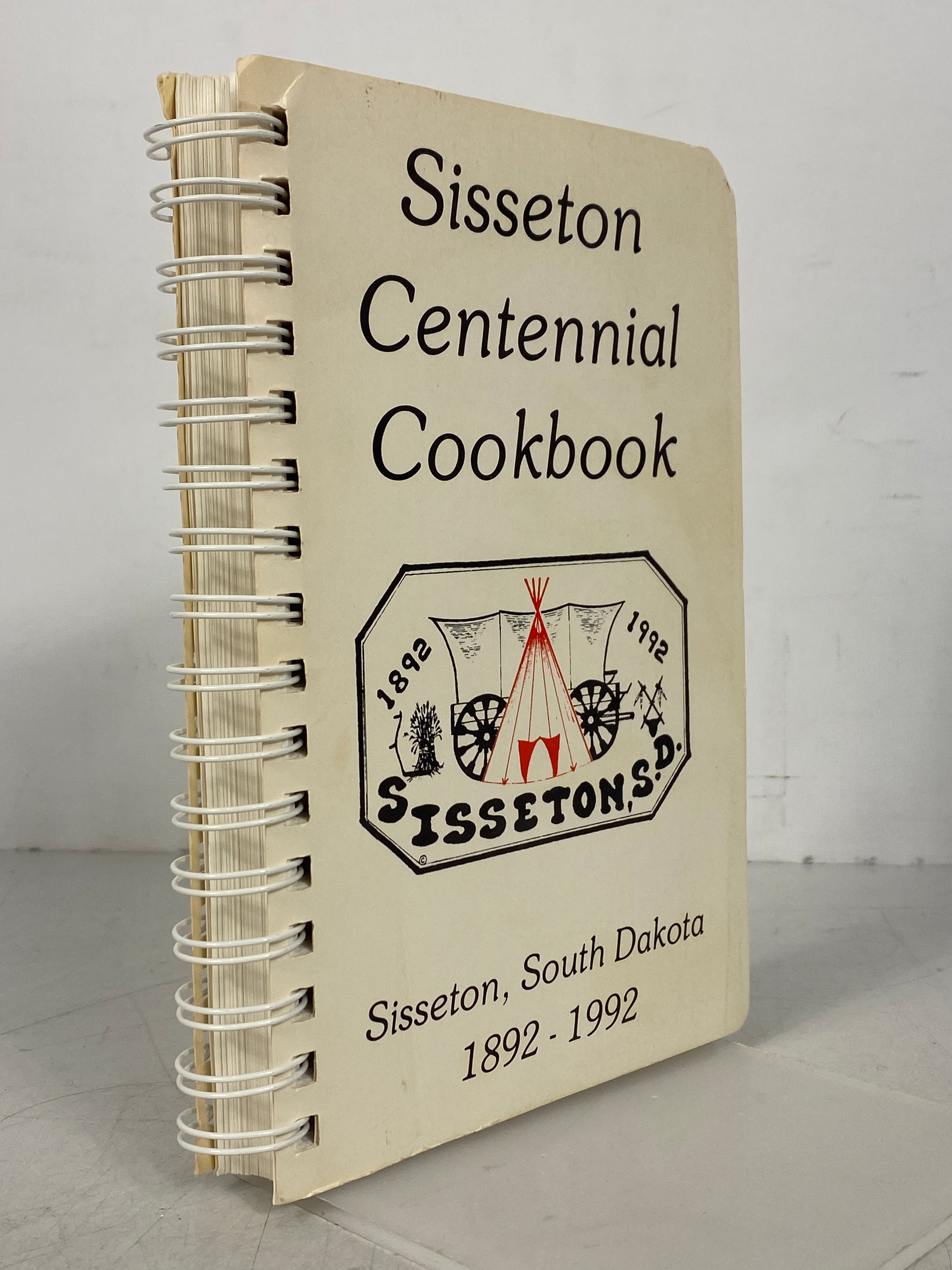 Sisseton (South Dakota) Centennial Cookbook 1892-1992 Spiral SC