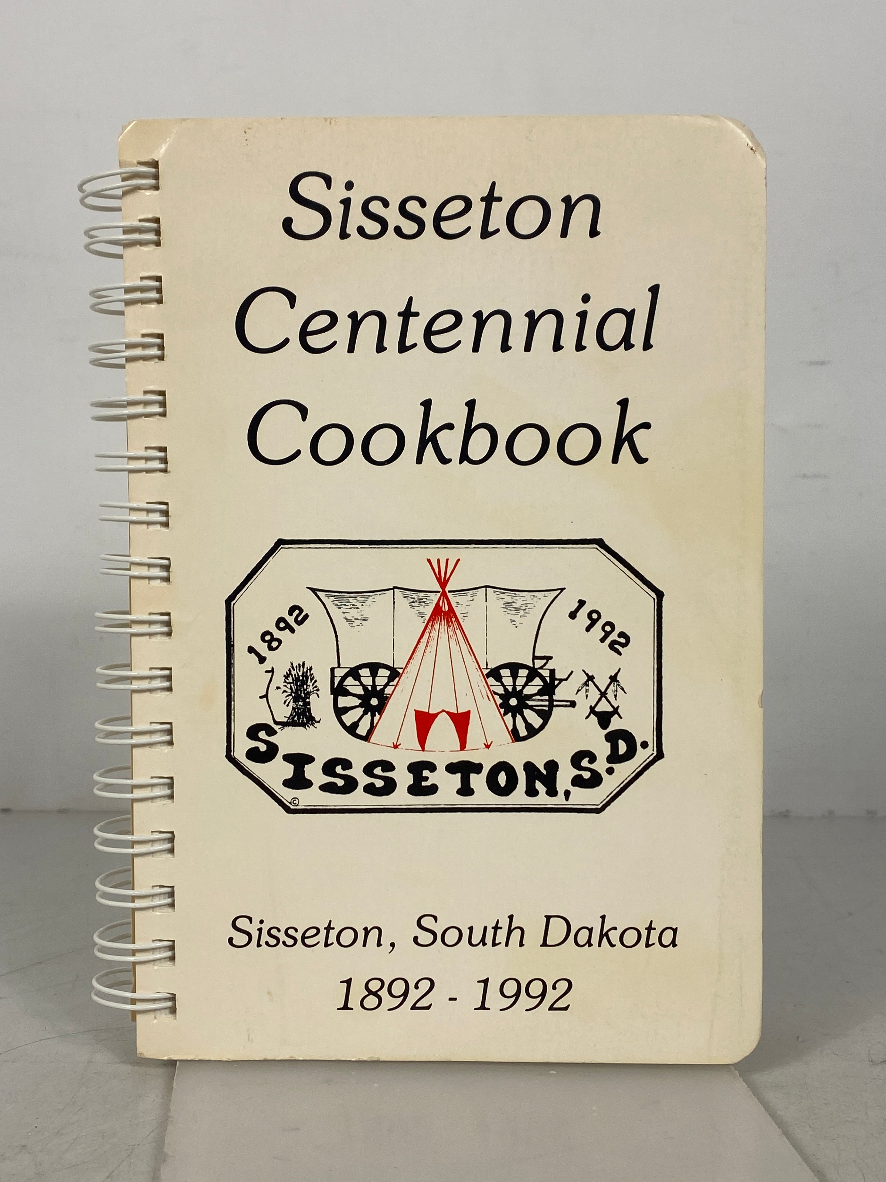 Sisseton (South Dakota) Centennial Cookbook 1892-1992 Spiral SC