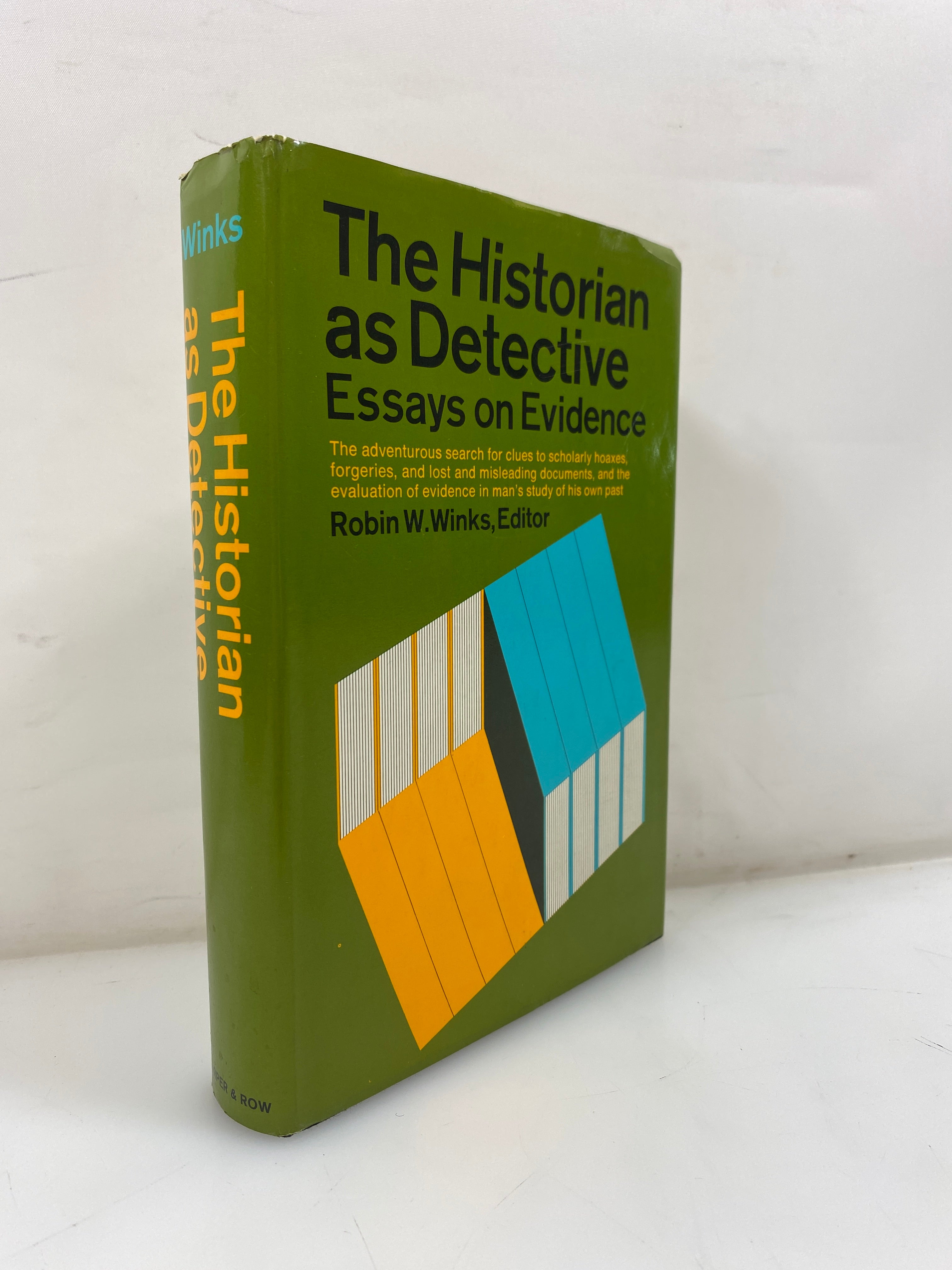 The Historical as Detective by Robin Winks 1st Ed. 1968 HCDJ