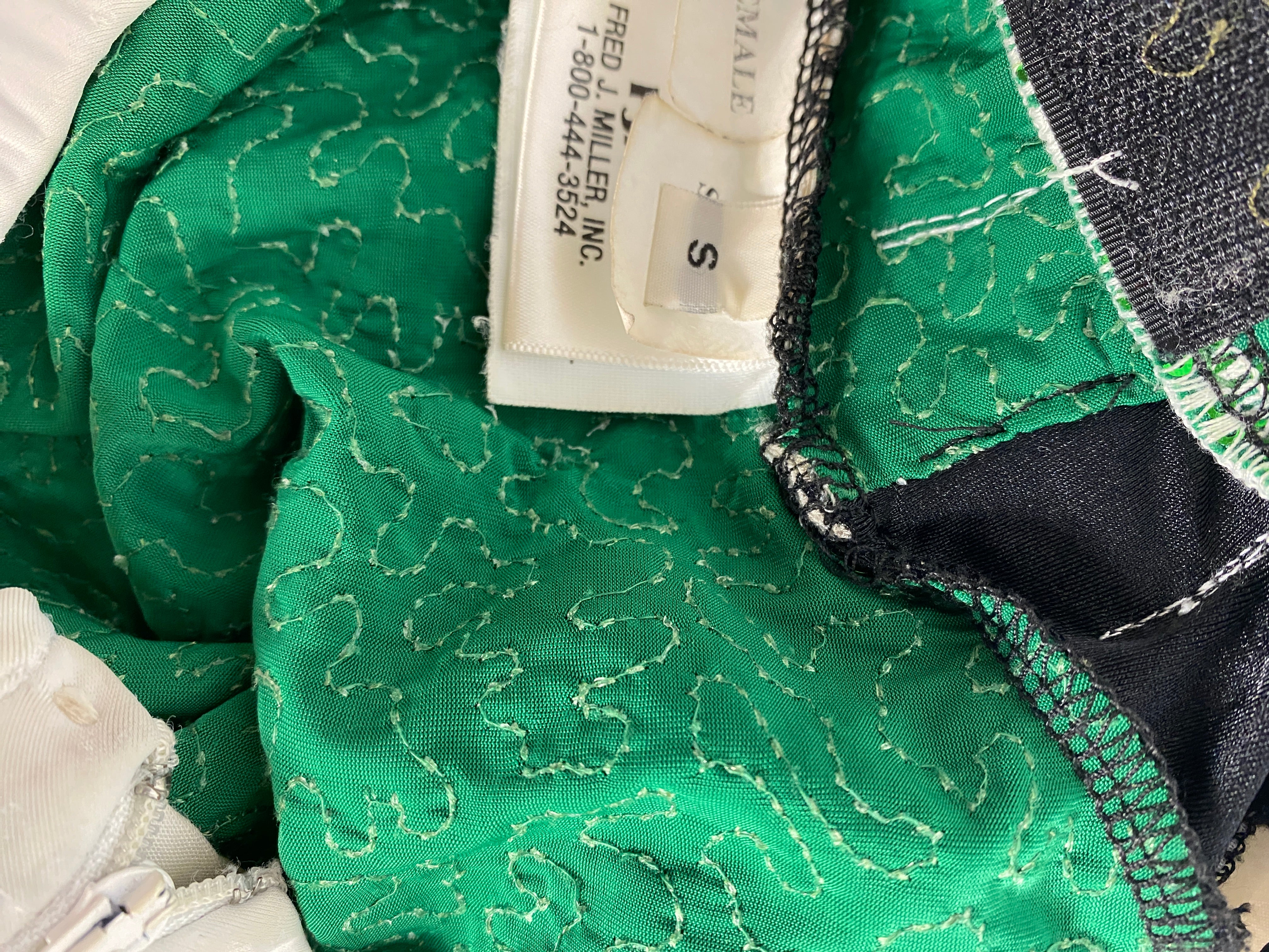 Spartan Marching Band Color Guard Uniform Skirt Womens S Short