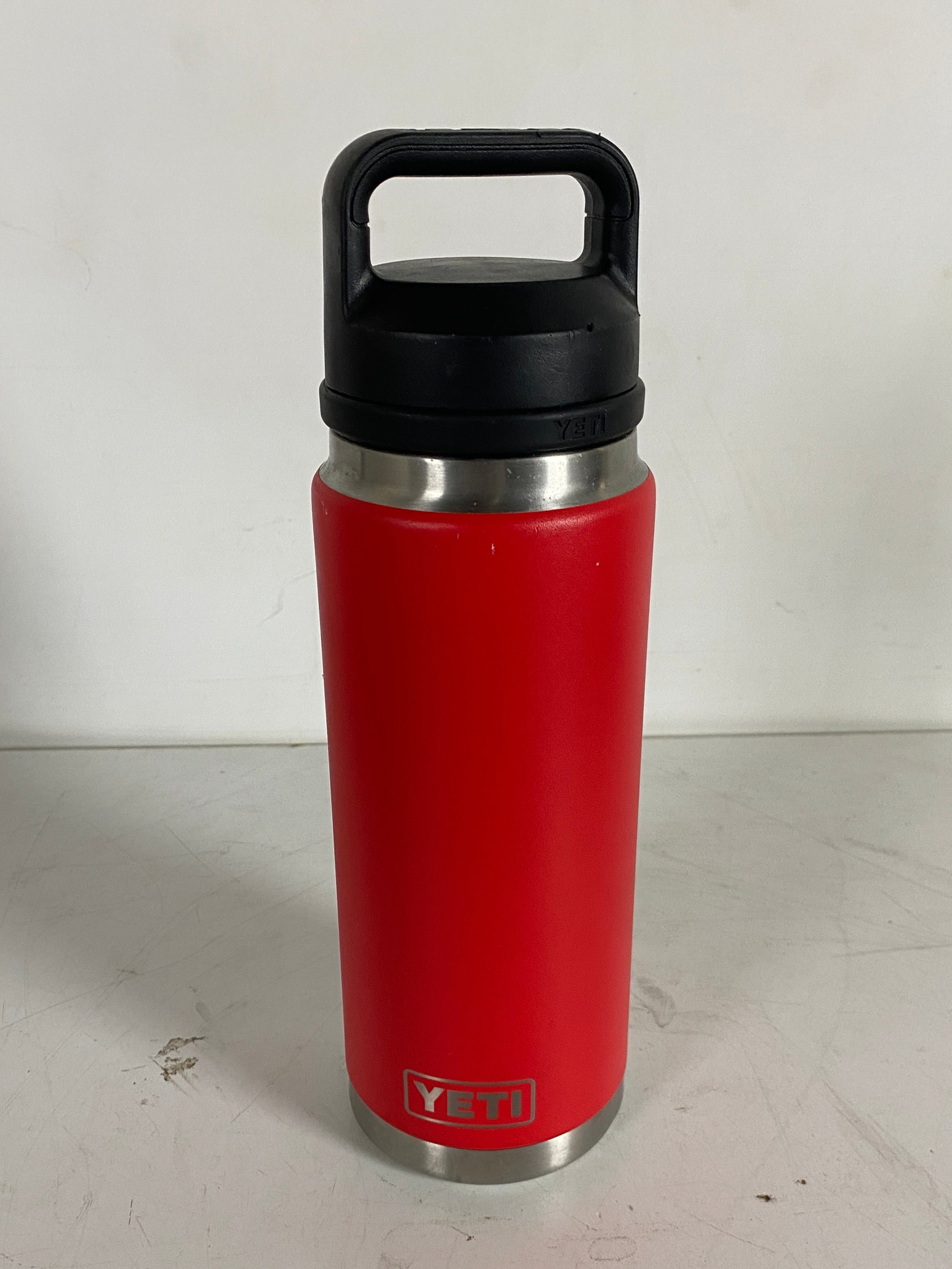 Yeti Red 26 Oz Rambler Water Bottle