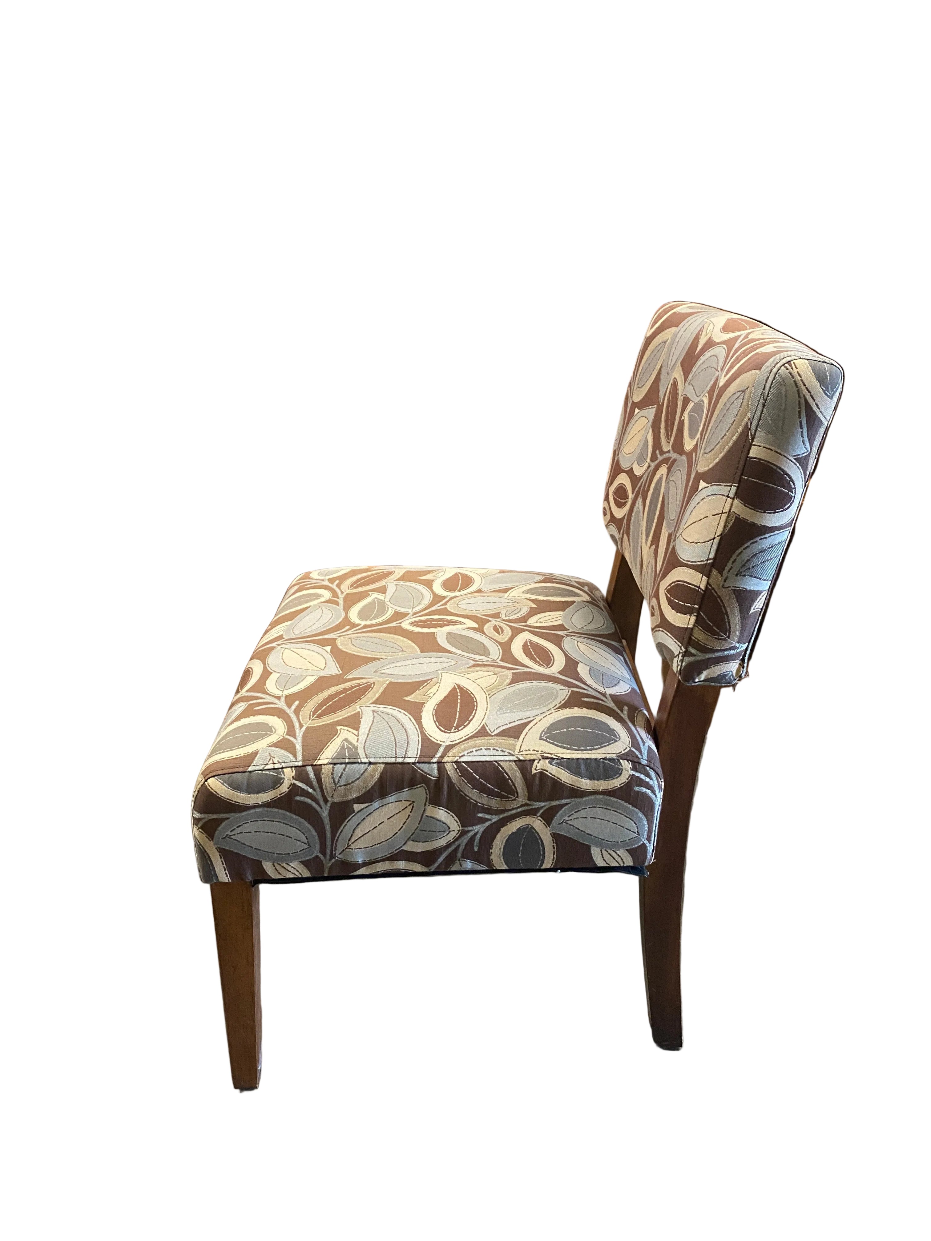 Harmo Mitchell Floral Print Armless Chair