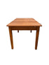 Oak Grain Pattern Table With Drawers