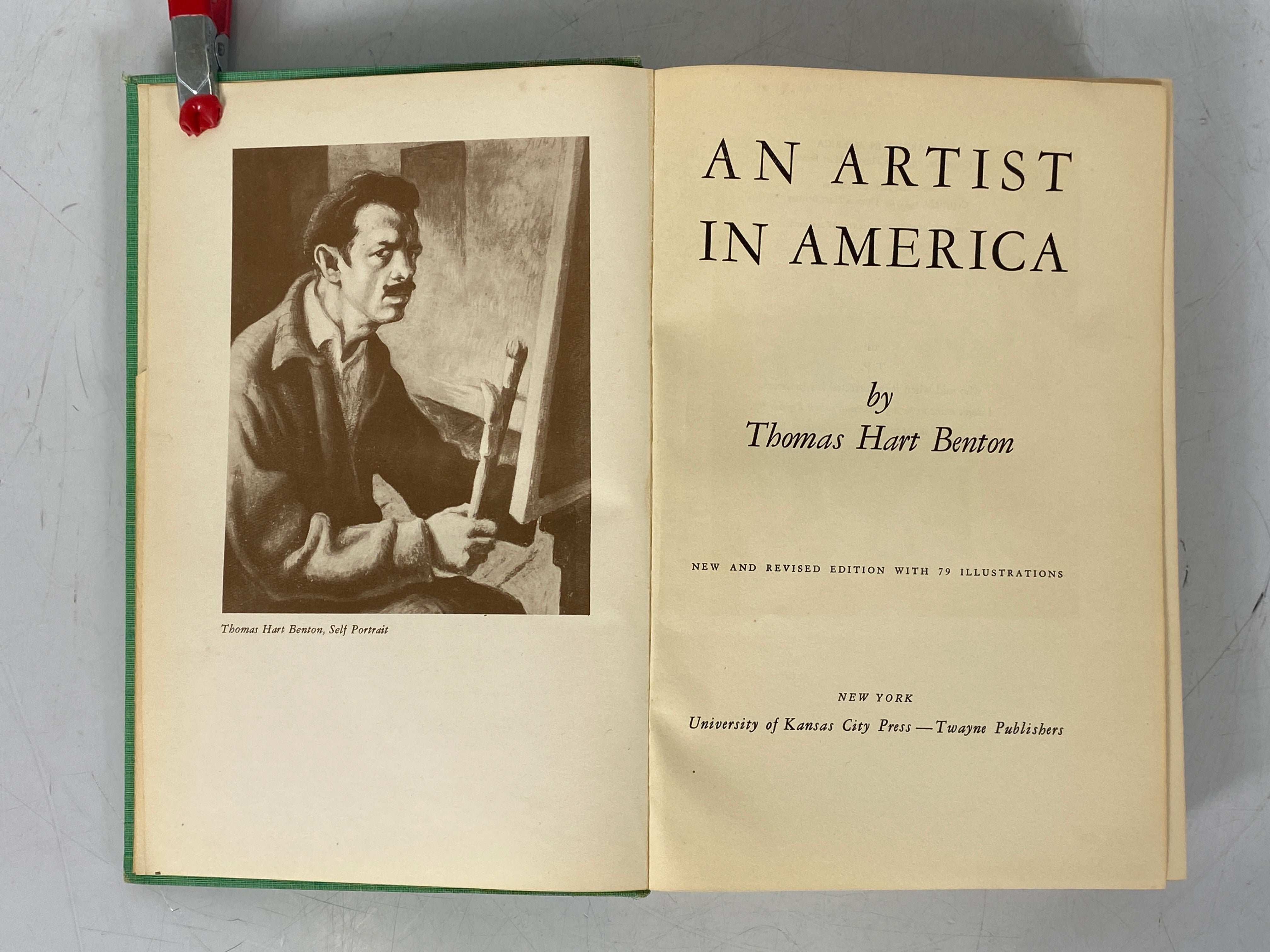 Thomas Hart Benton An Artist in America 1951 New Revised Edition HC