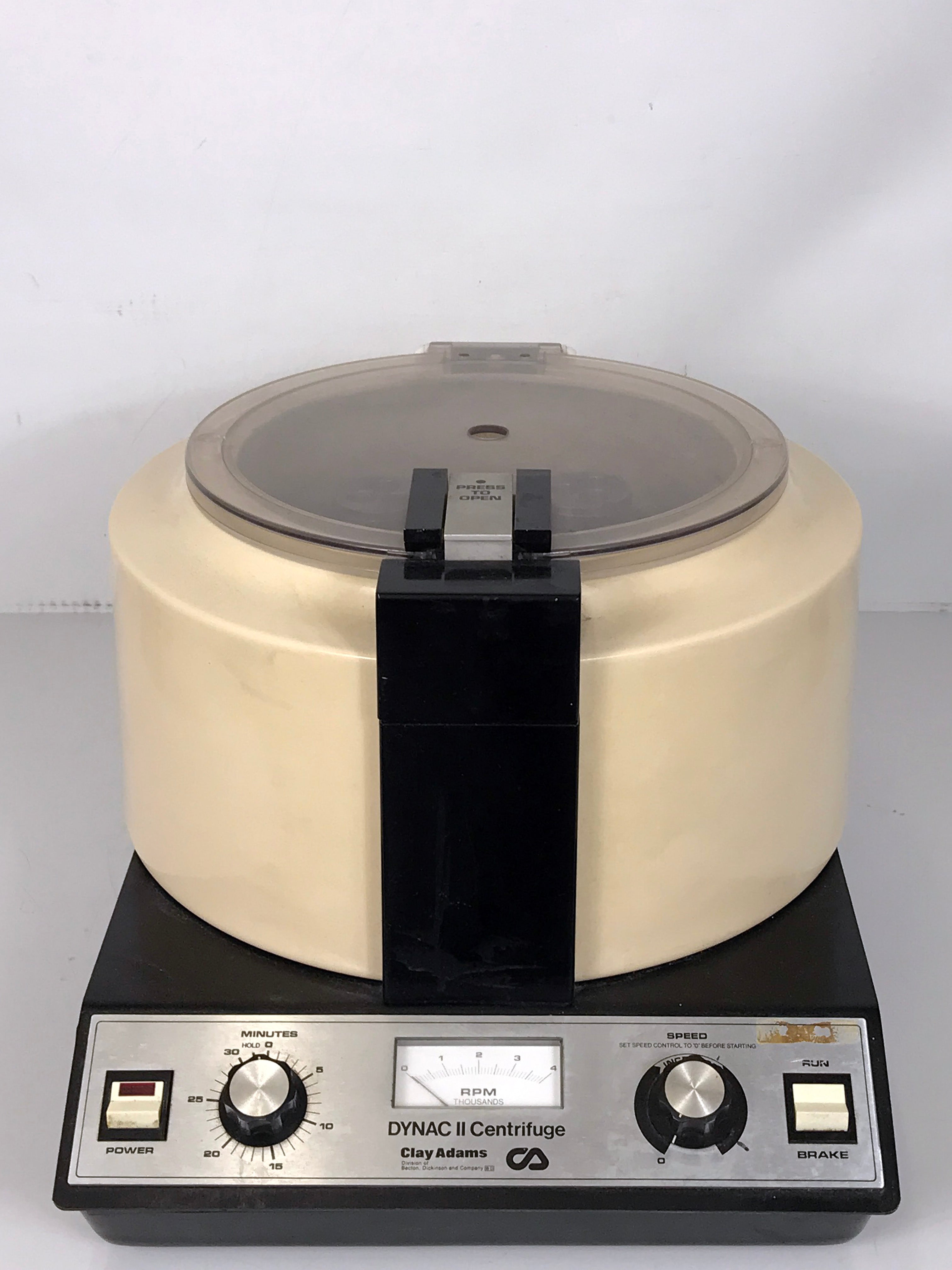 Clay Adams DYNAC II Centrifuge *For Parts or Repair*